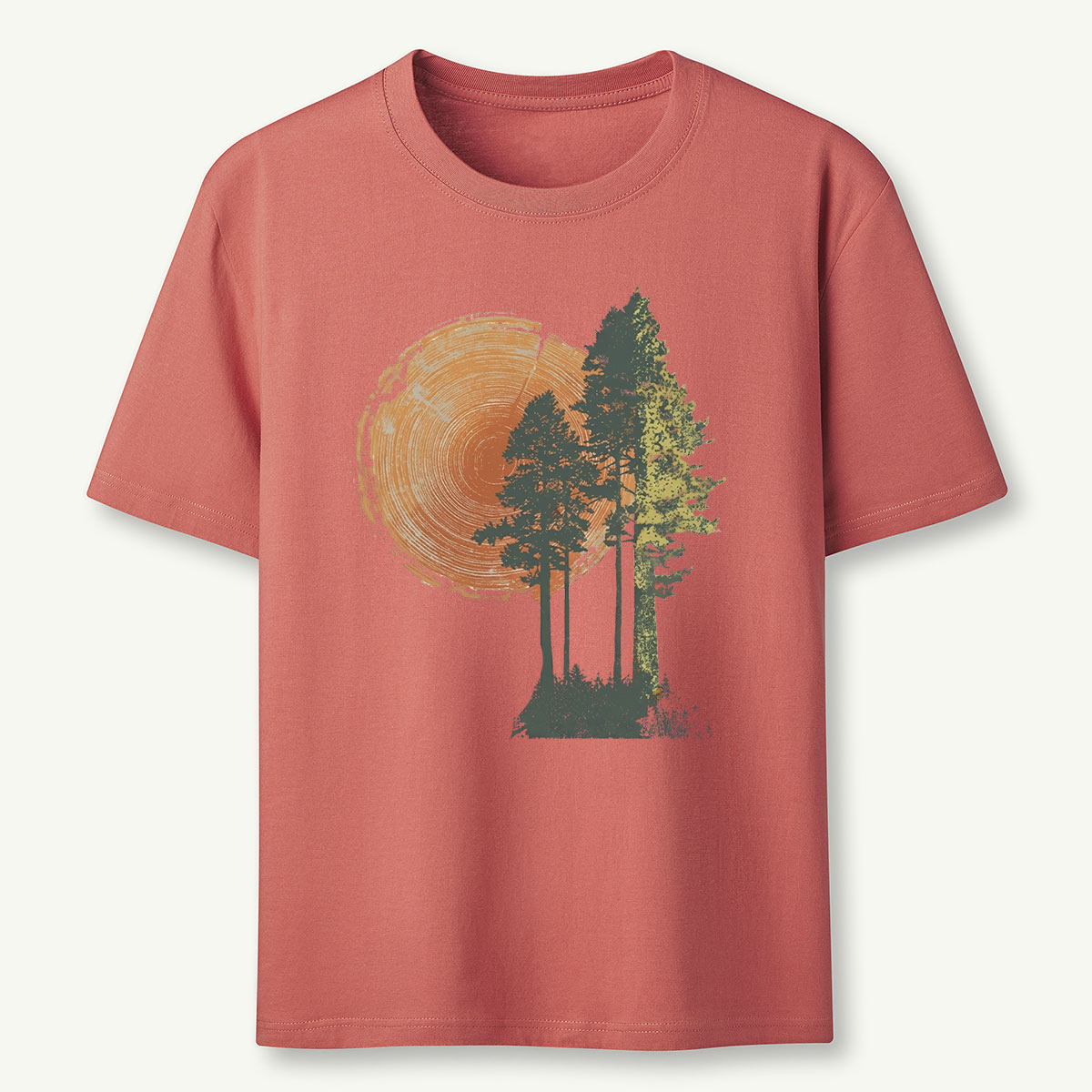 Woodcut Pines T-Shirt