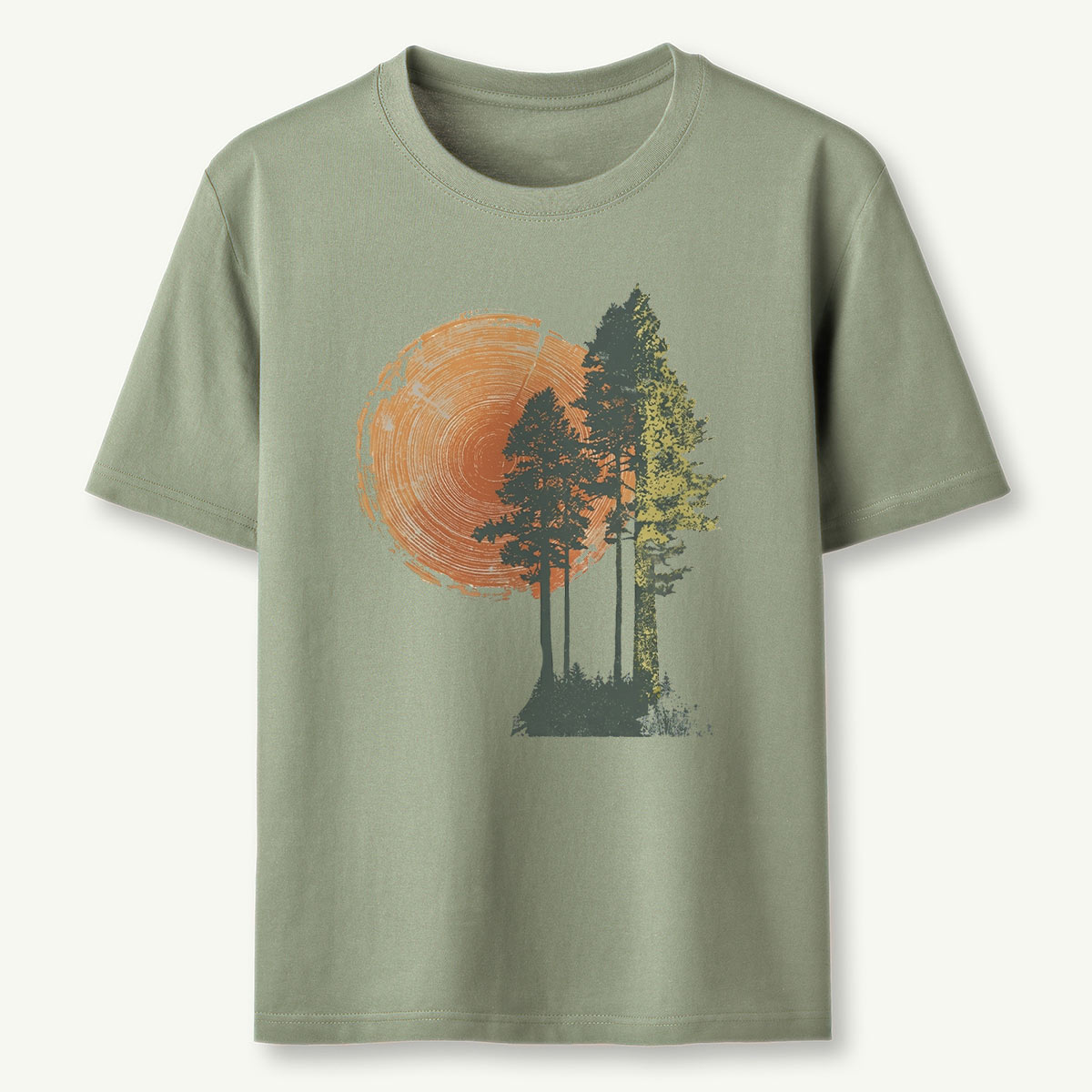 Woodcut Pines T-Shirt