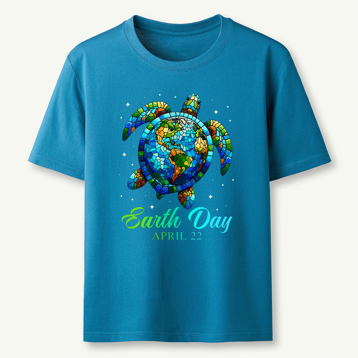 Restore Earth Sea Turtle Art Save The Planet T-Shirt