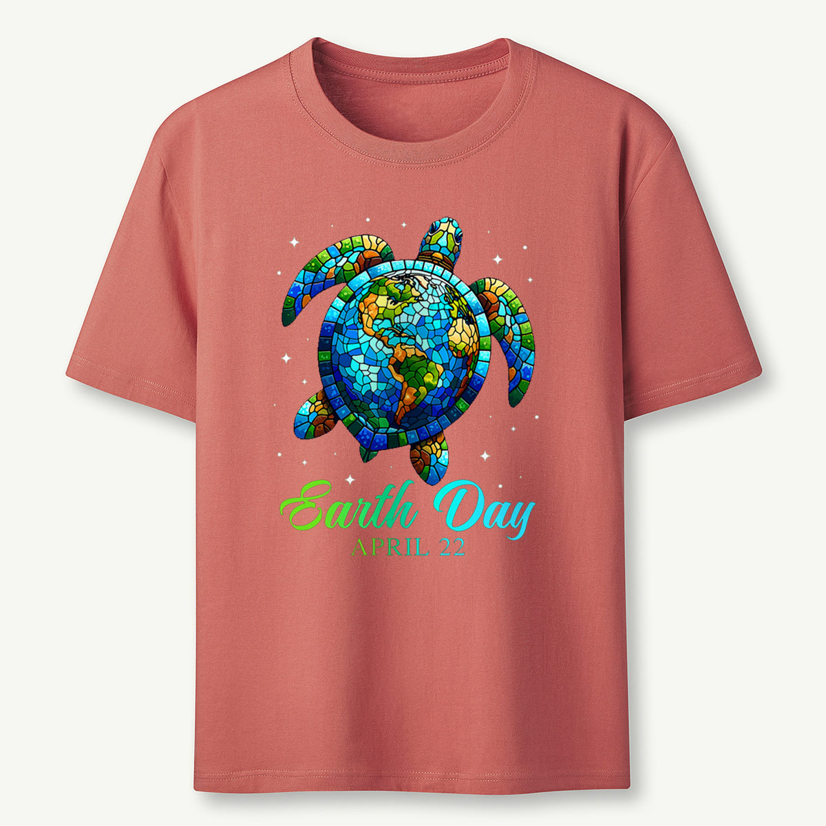 Restore Earth Sea Turtle Art Save The Planet T-Shirt