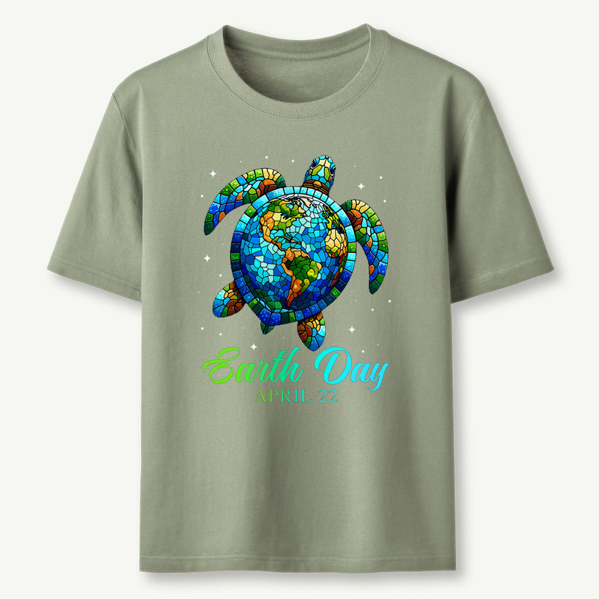 Restore Earth Sea Turtle Art Save The Planet T-Shirt