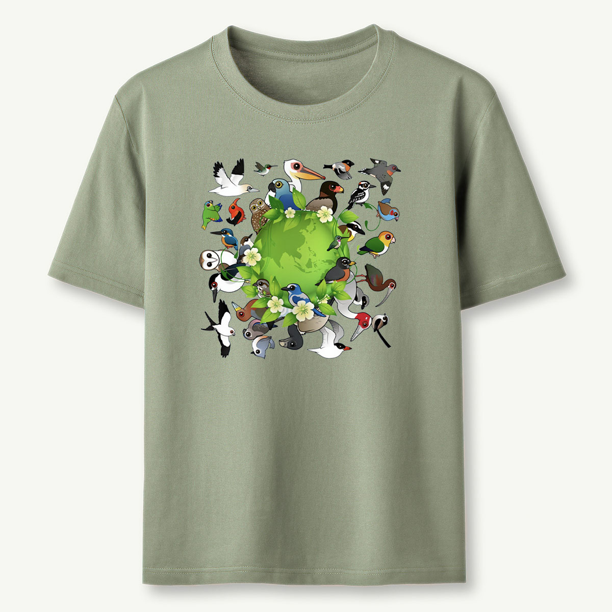Birdorable Earth Day Birds T-Shirt