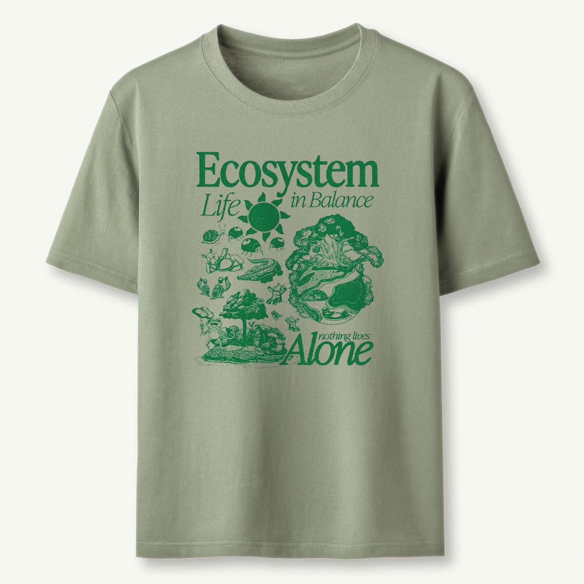 Ecosystem Biology Environmental Life Nature Science T-Shirt