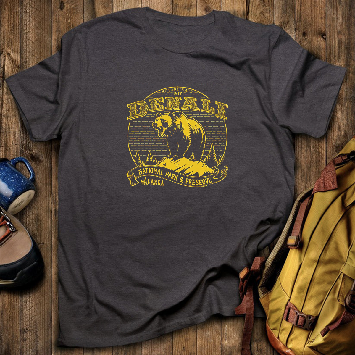 Denali National Park Vintage T-Shirt
