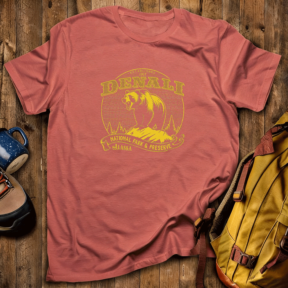 Denali National Park Vintage T-Shirt