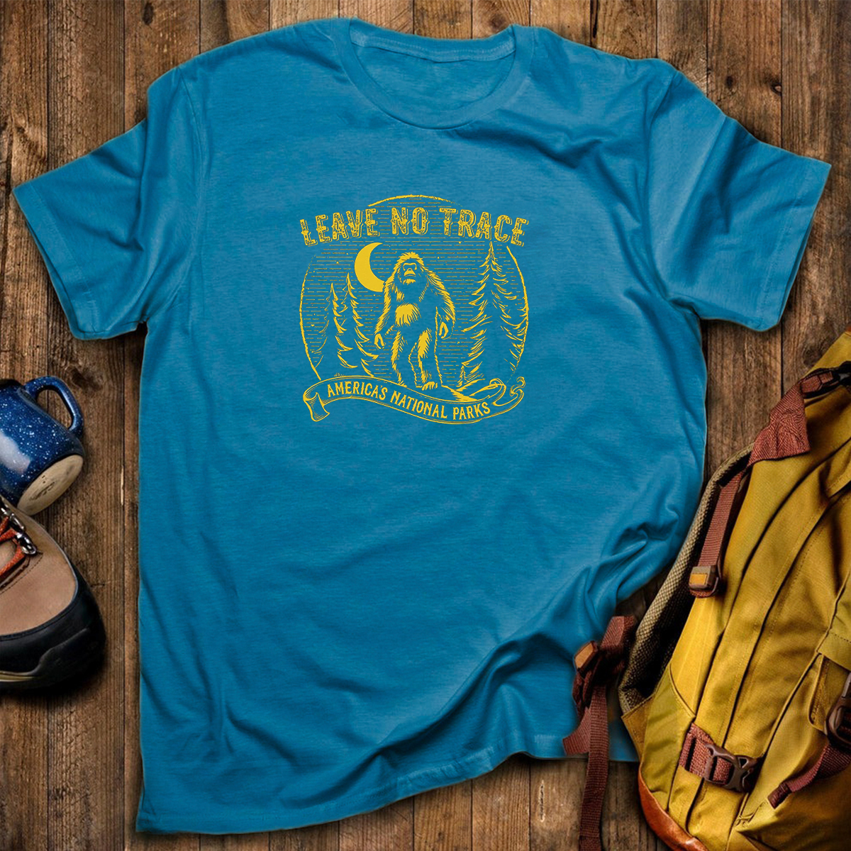 Leave No Trace Bigfoot Vintage T-Shirt