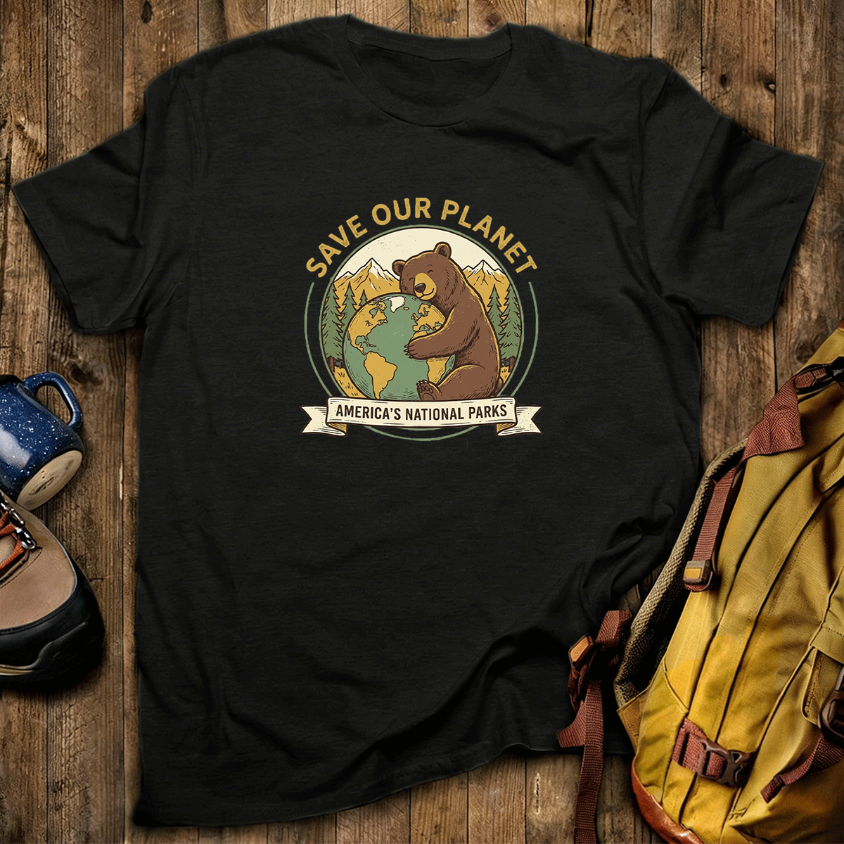 Save Our Plant Americas National Parks Earth T-Shirt
