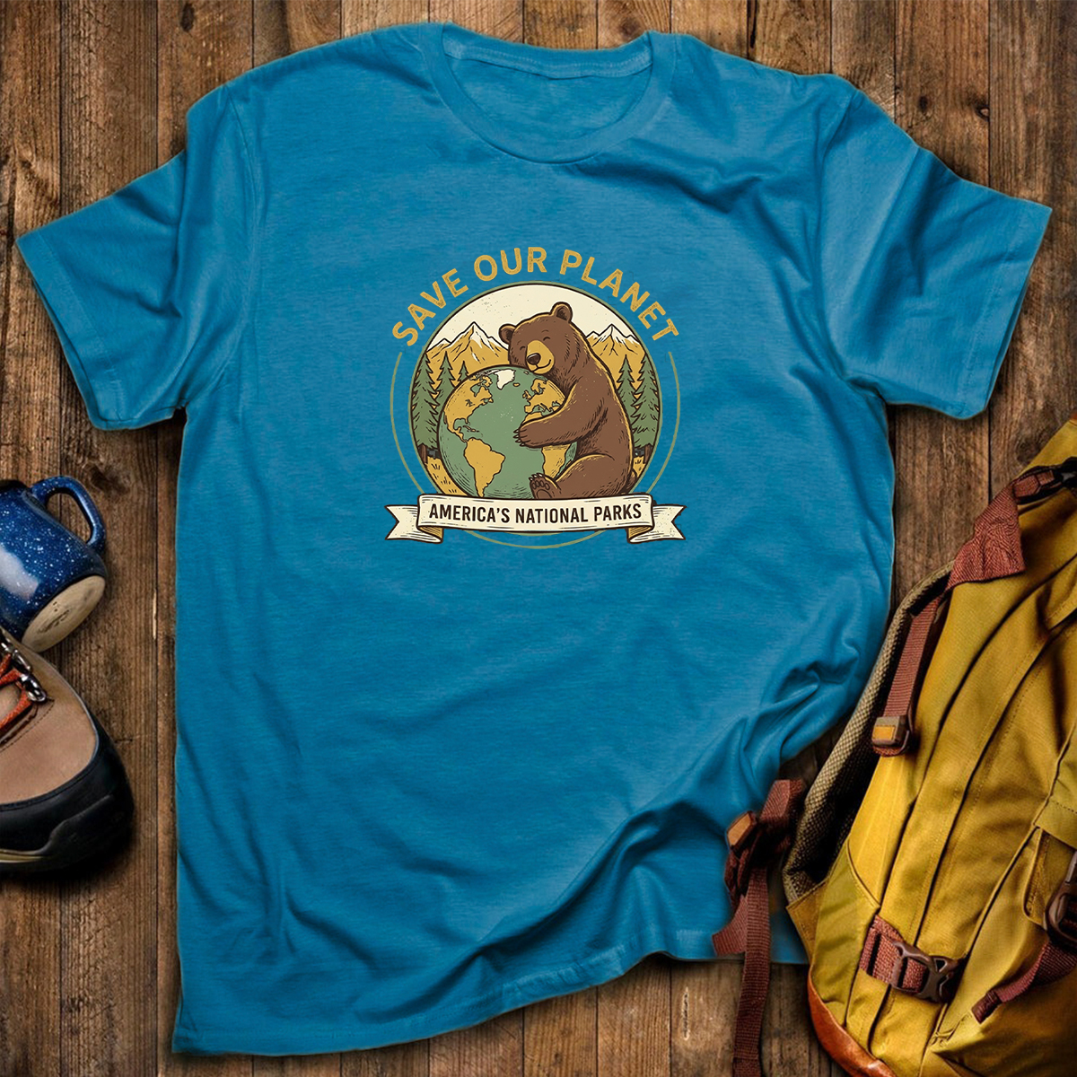 Save Our Plant Americas National Parks Earth T-Shirt