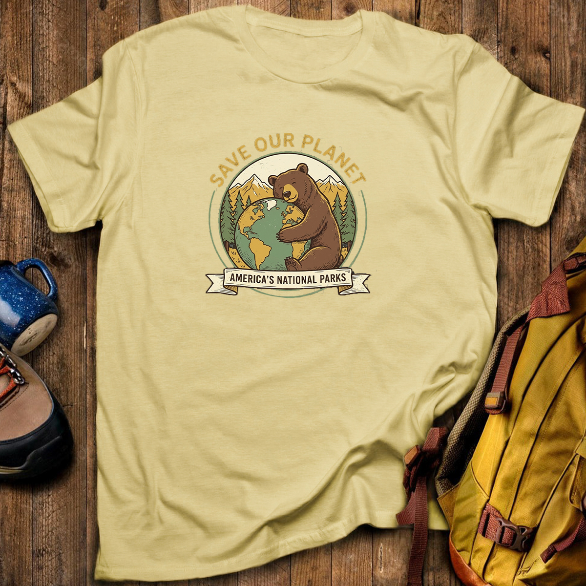 Save Our Plant Americas National Parks Earth T-Shirt