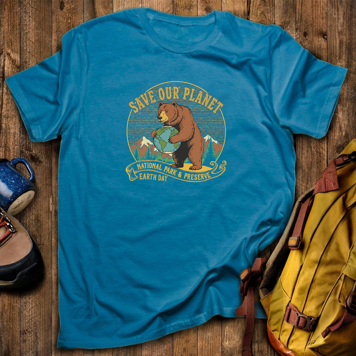 Save Our Plant National Park & Preserve Earth Day T-Shirt