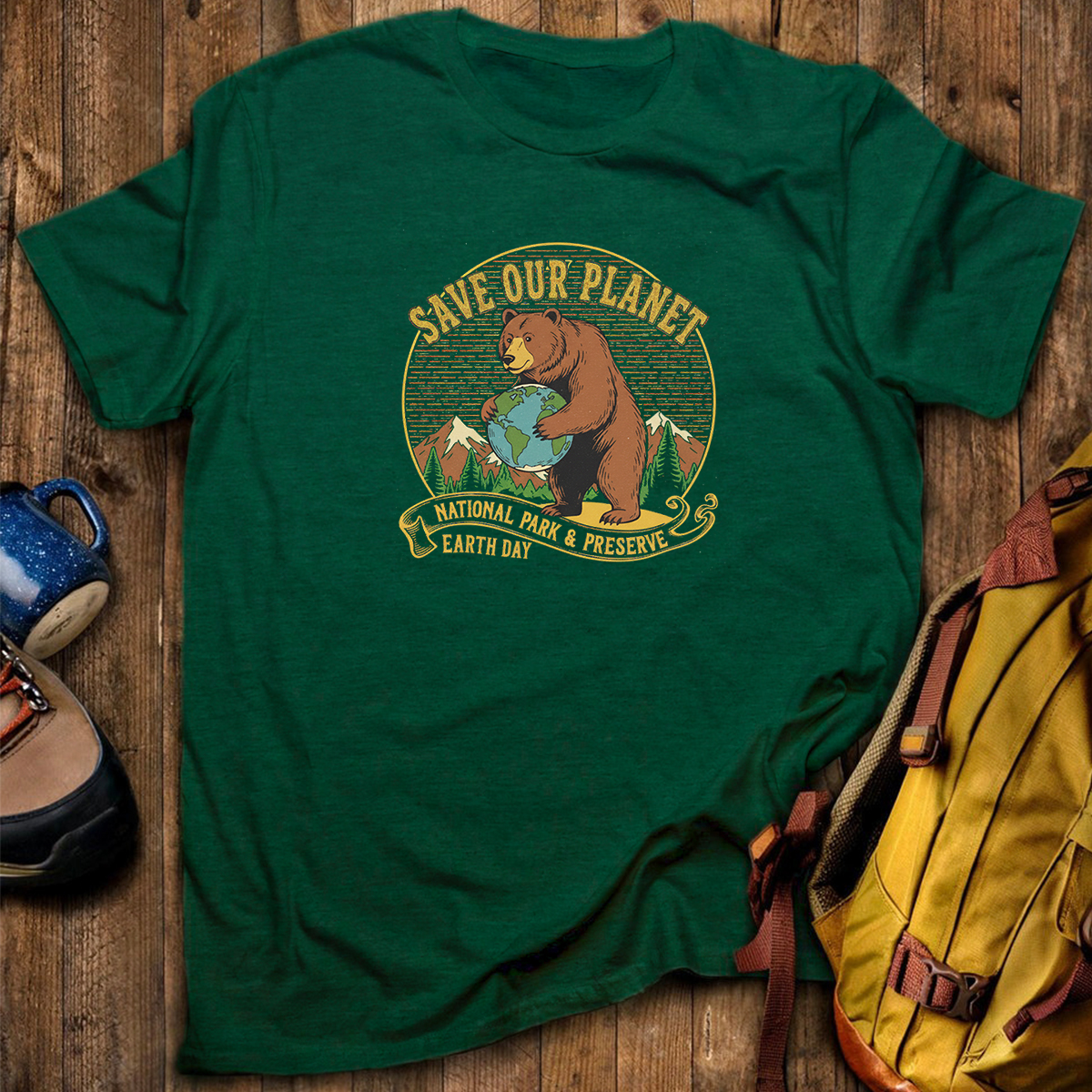Save Our Plant National Park & Preserve Earth Day T-Shirt