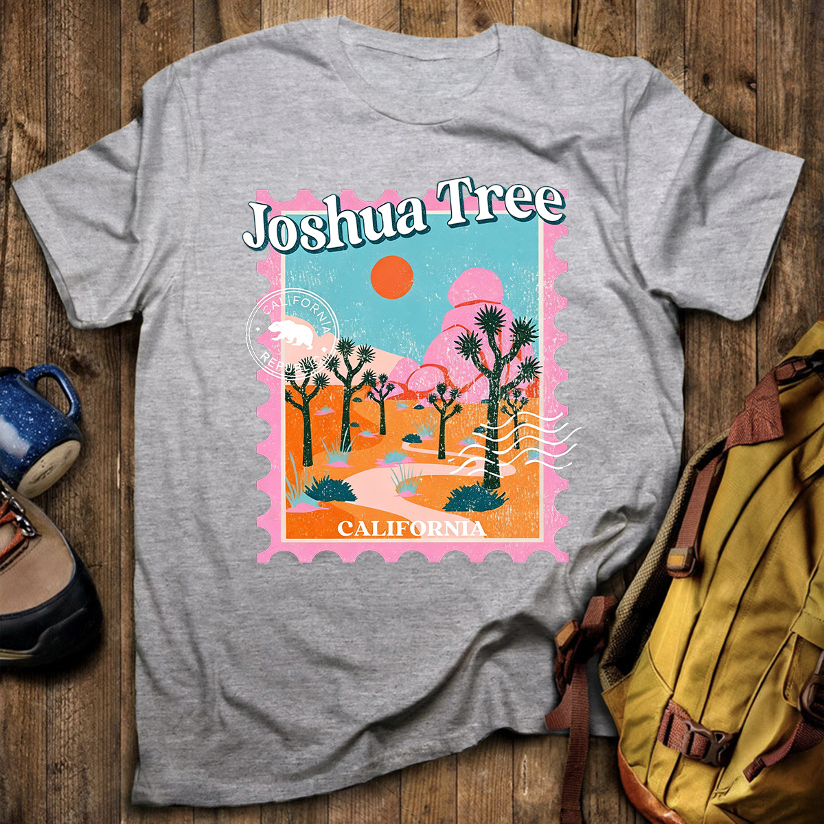Joshua Tree Stamp National Park T-Shirt