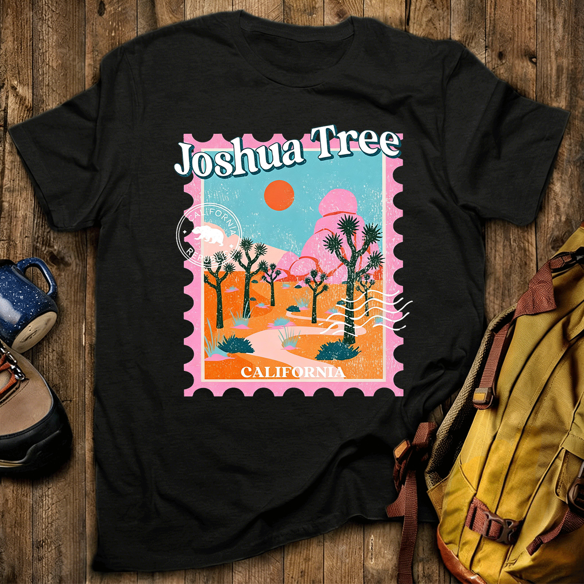 Joshua Tree Stamp National Park T-Shirt