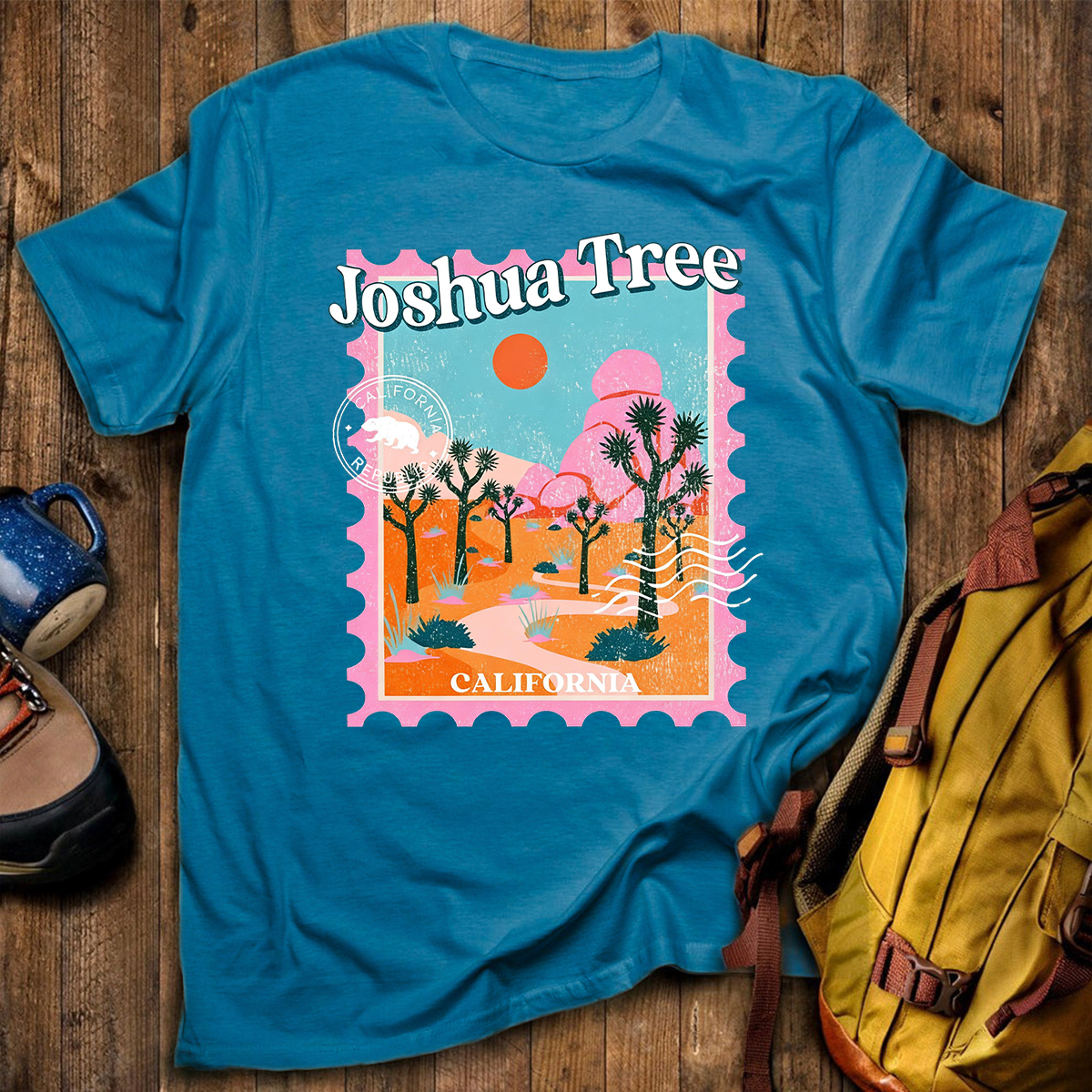 Joshua Tree Stamp National Park T-Shirt
