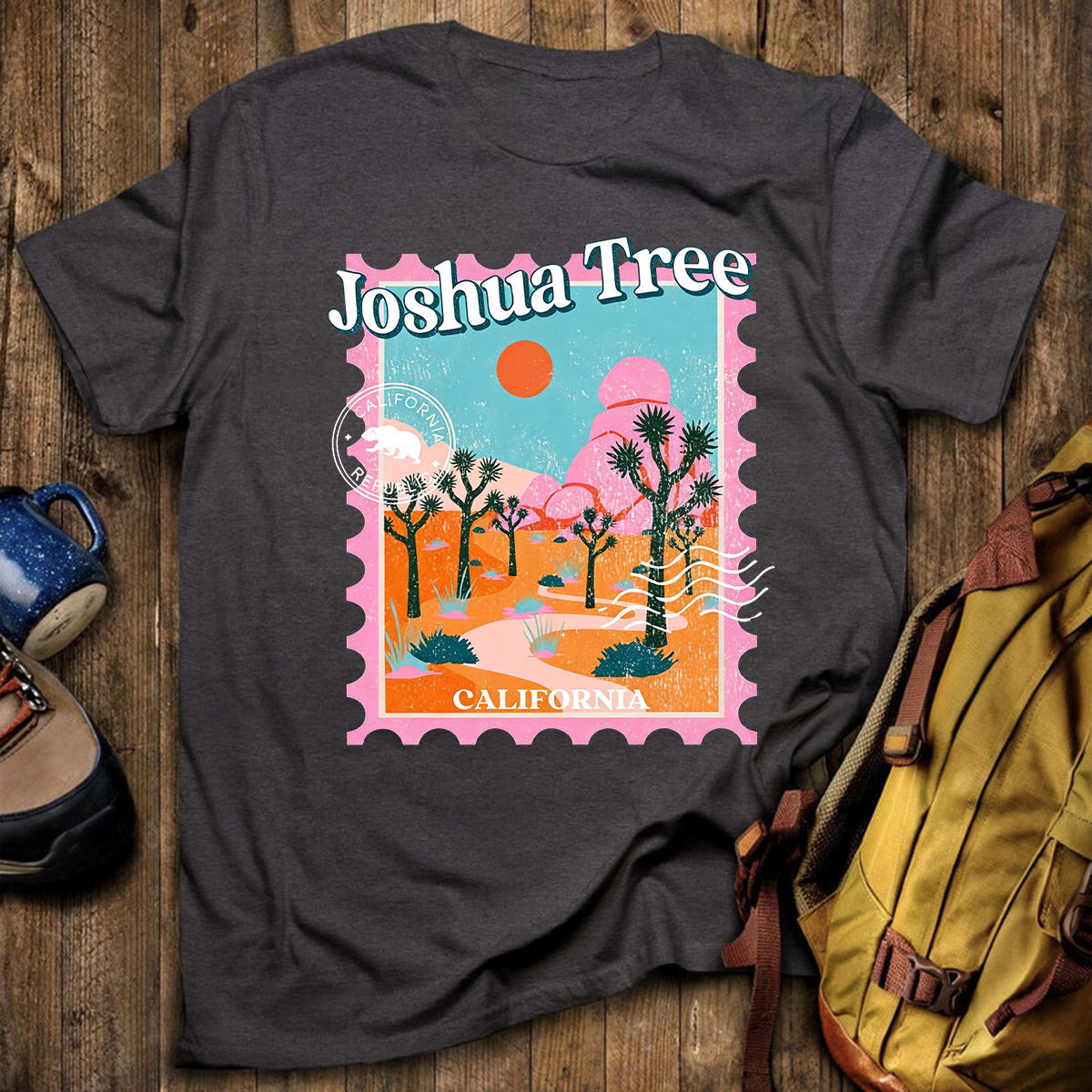 Joshua Tree Stamp National Park T-Shirt