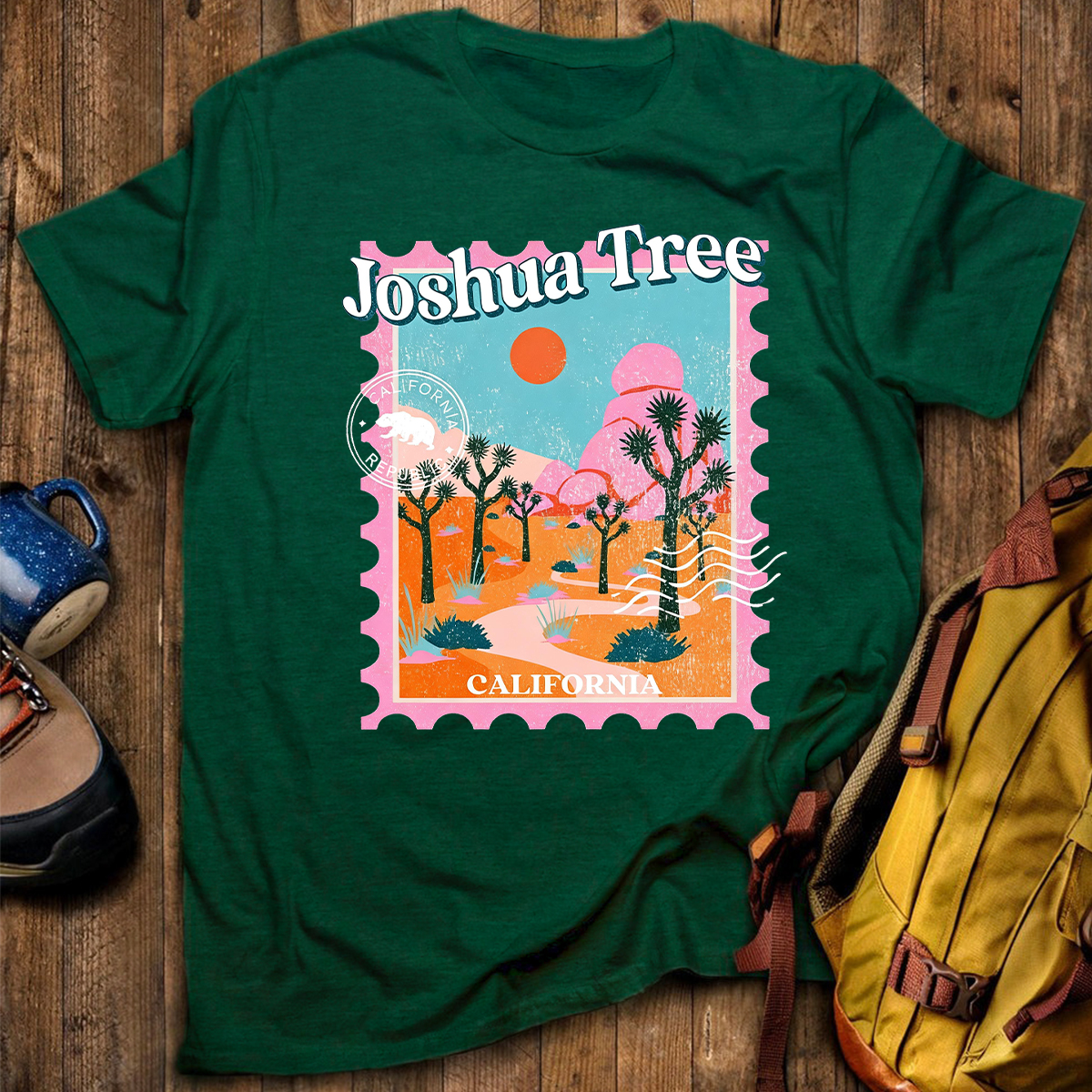 Joshua Tree Stamp National Park T-Shirt