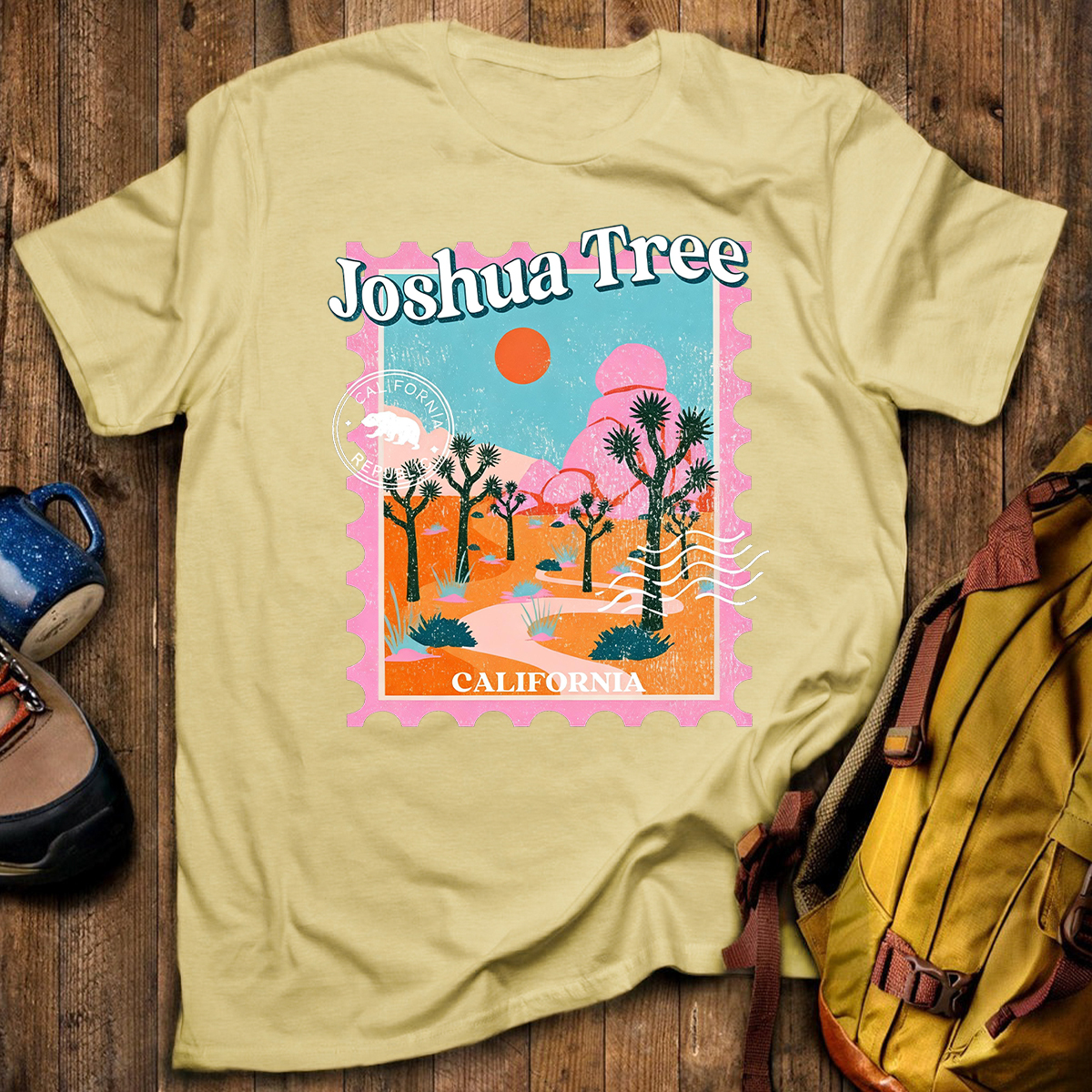 Joshua Tree Stamp National Park T-Shirt