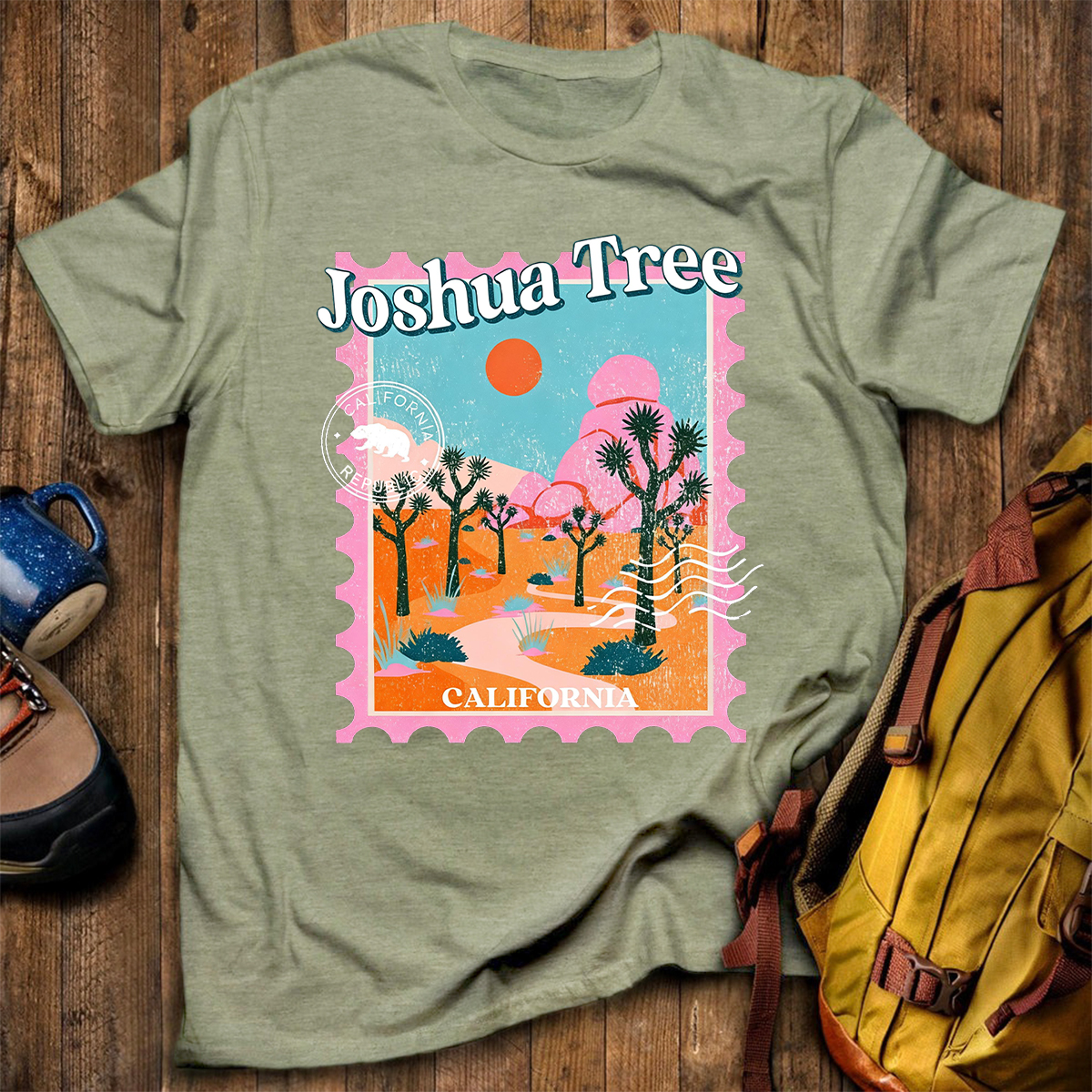 Joshua Tree Stamp National Park T-Shirt