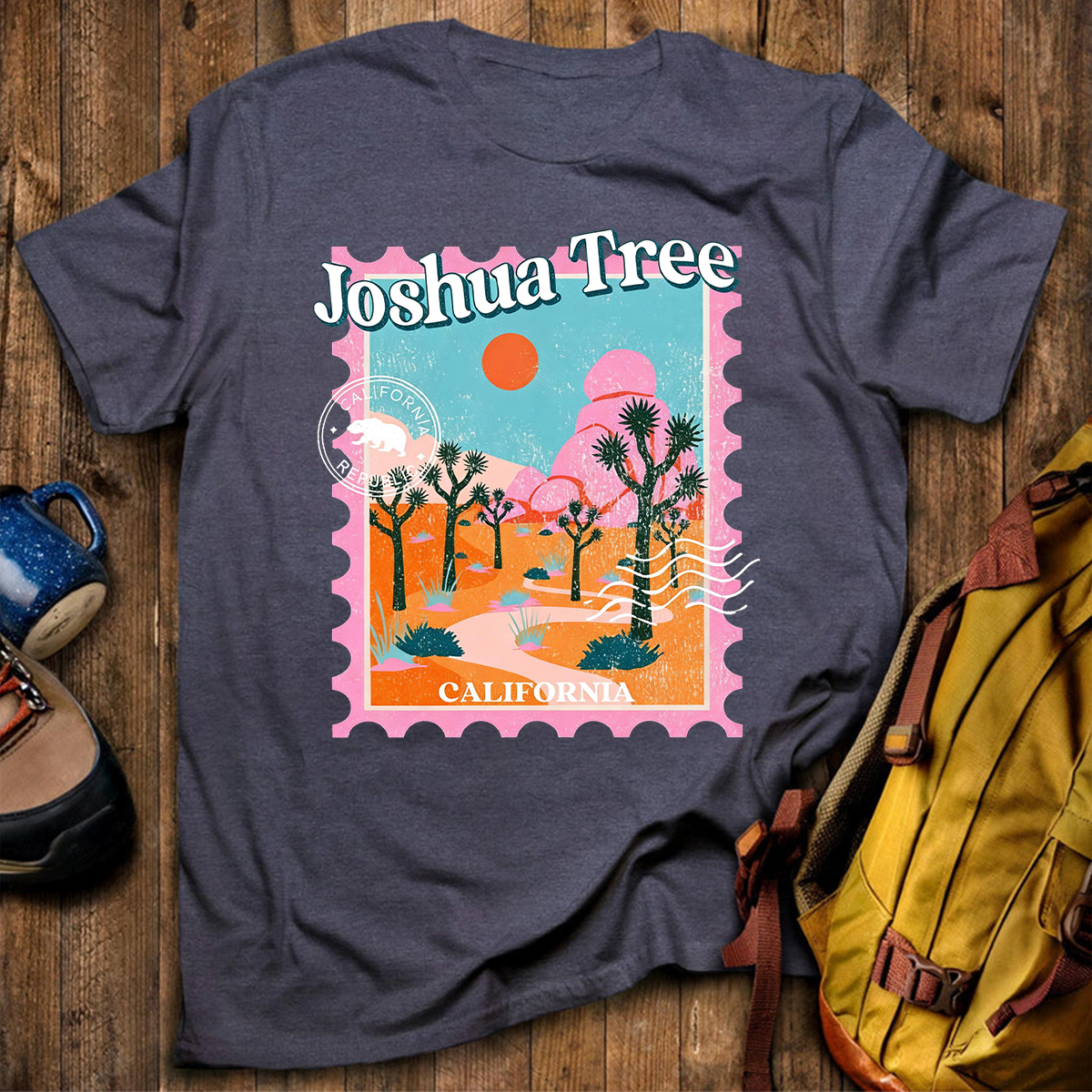 Joshua Tree Stamp National Park T-Shirt