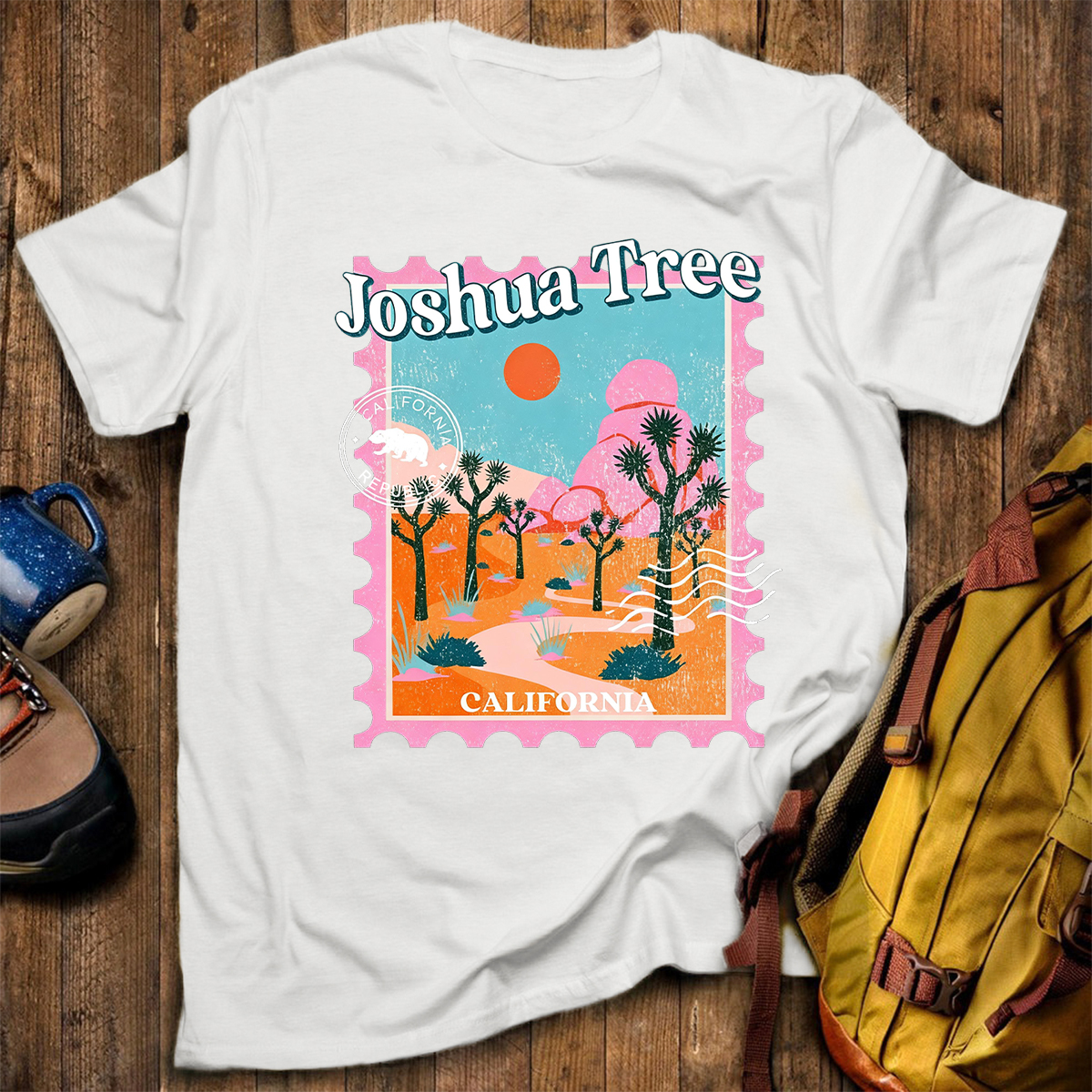 Joshua Tree Stamp National Park T-Shirt
