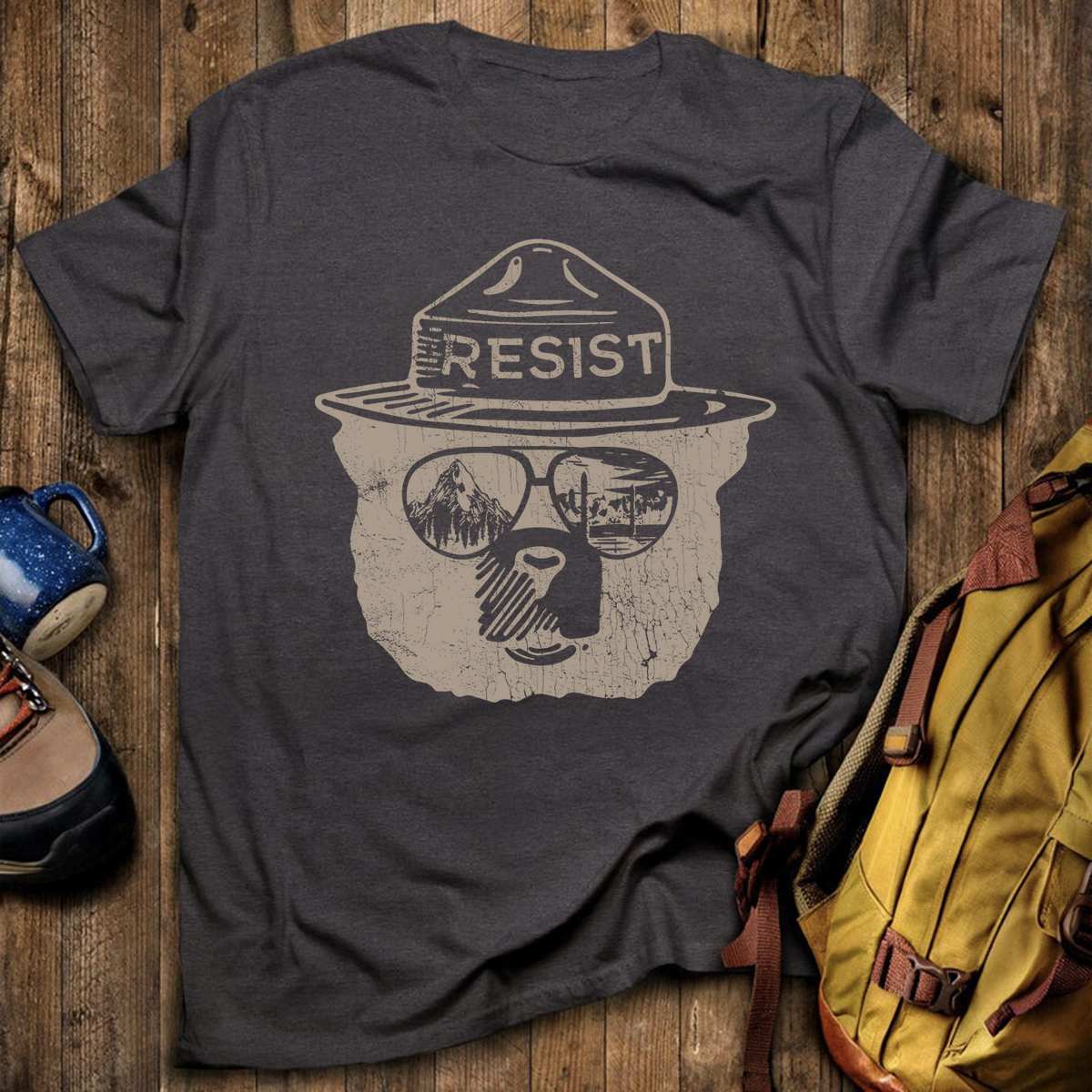 Vintage Alt National Park Service Resist T-Shirt