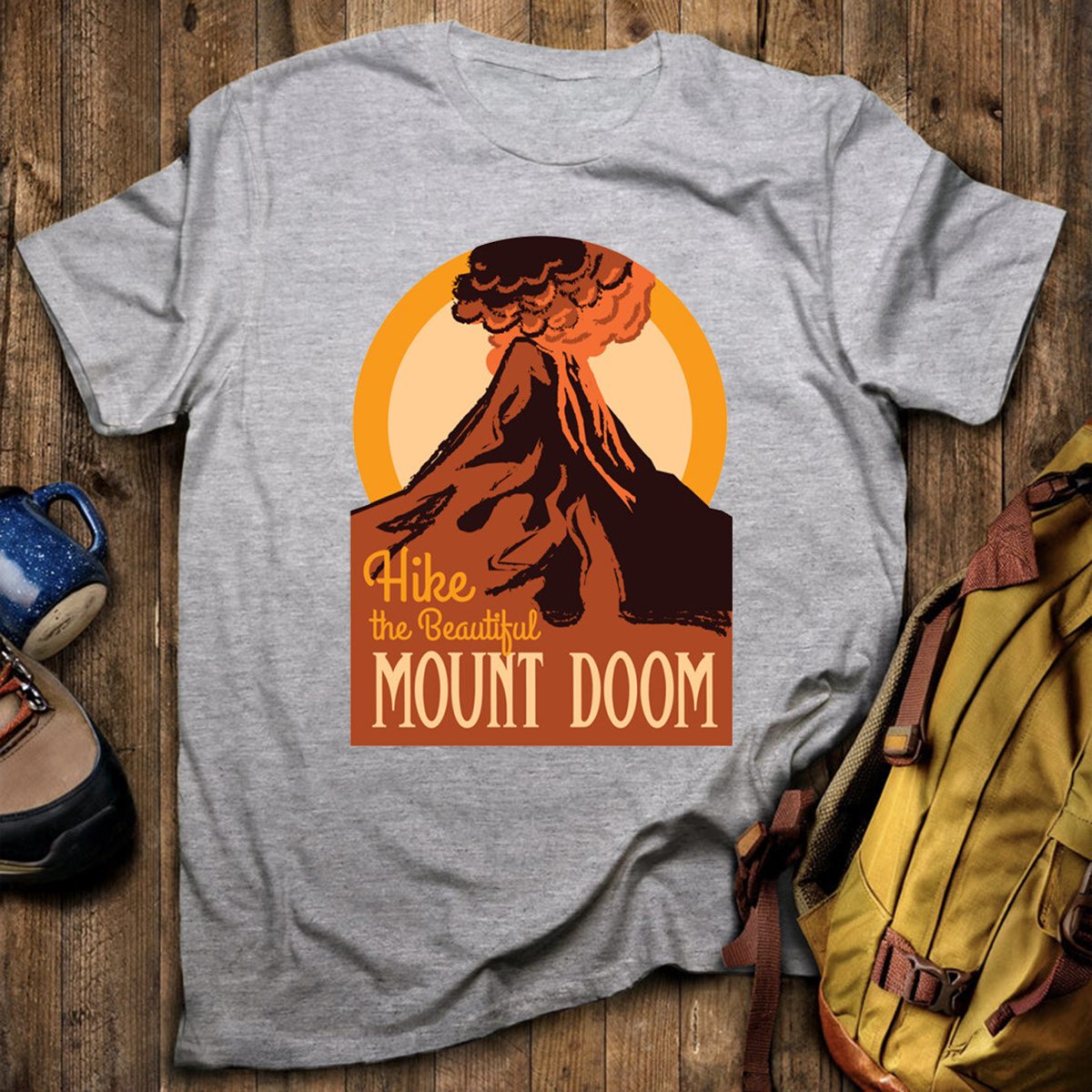 Hike The Beautiful Mount Doom National Parks T-Shirt