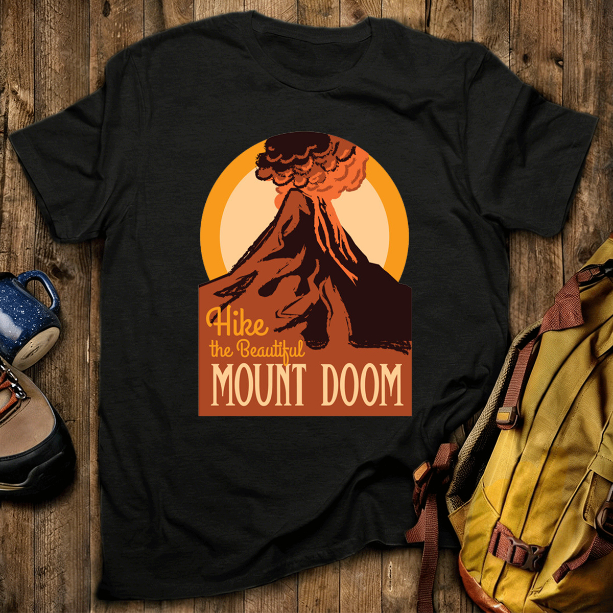 Hike The Beautiful Mount Doom National Parks T-Shirt