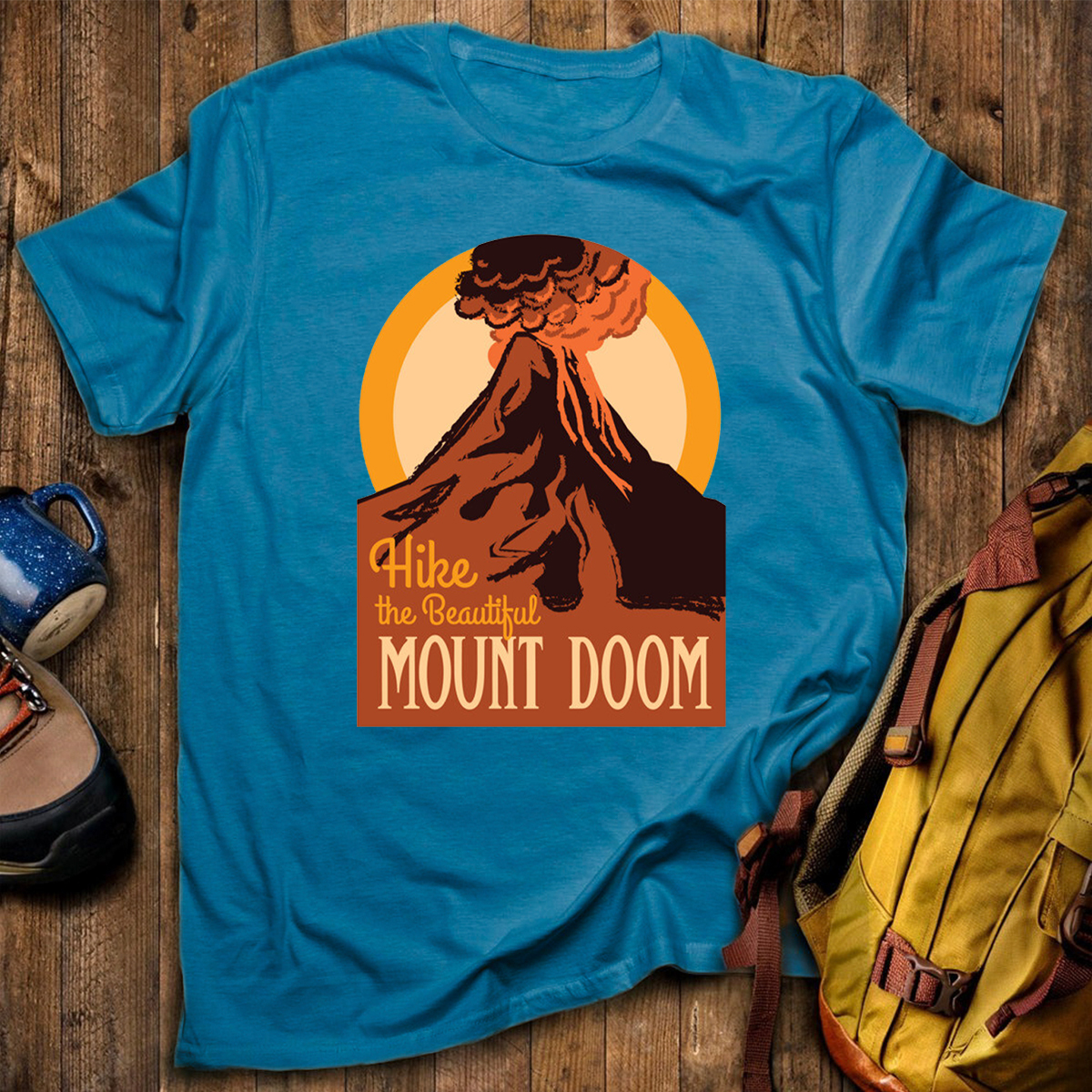 Hike The Beautiful Mount Doom National Parks T-Shirt