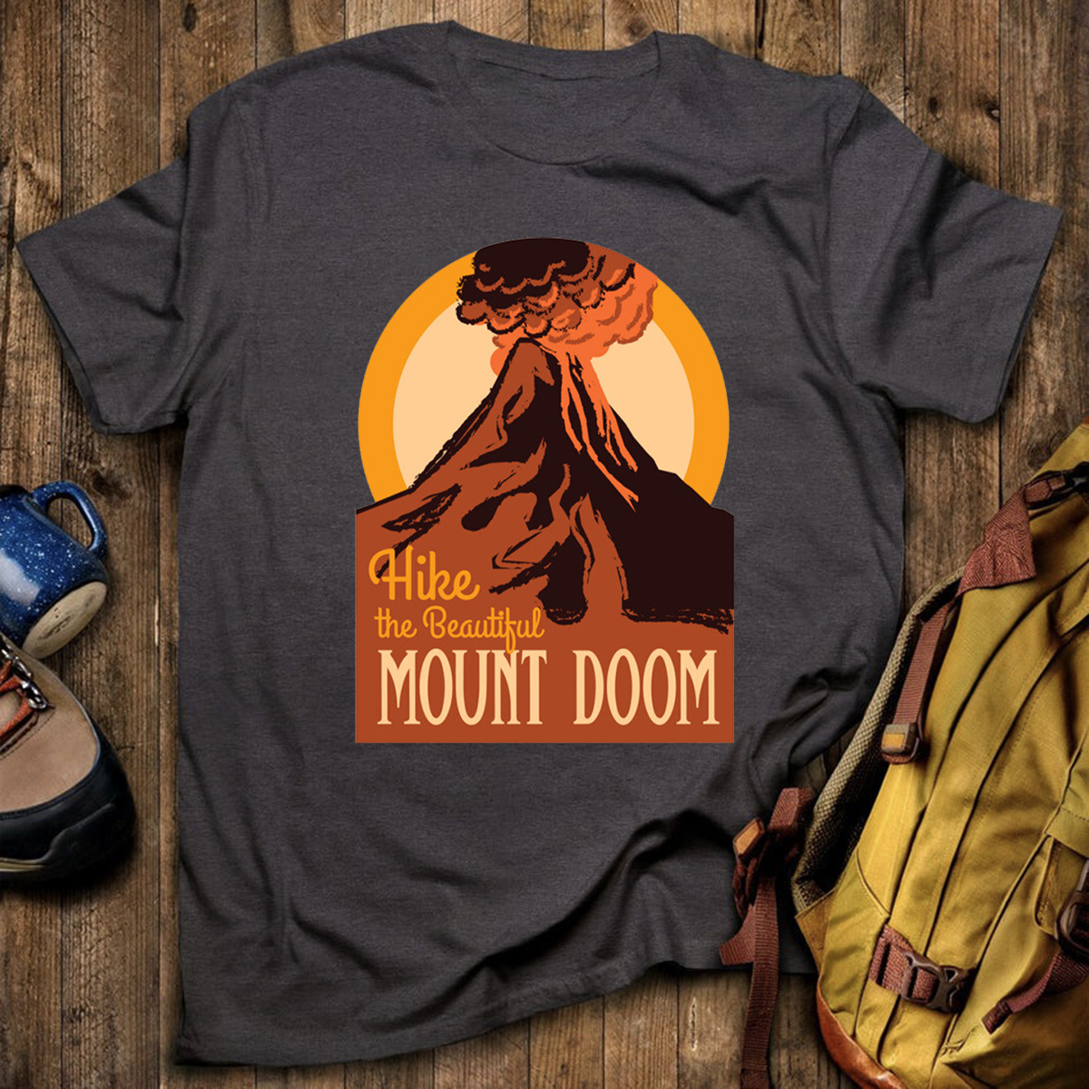 Hike The Beautiful Mount Doom National Parks T-Shirt