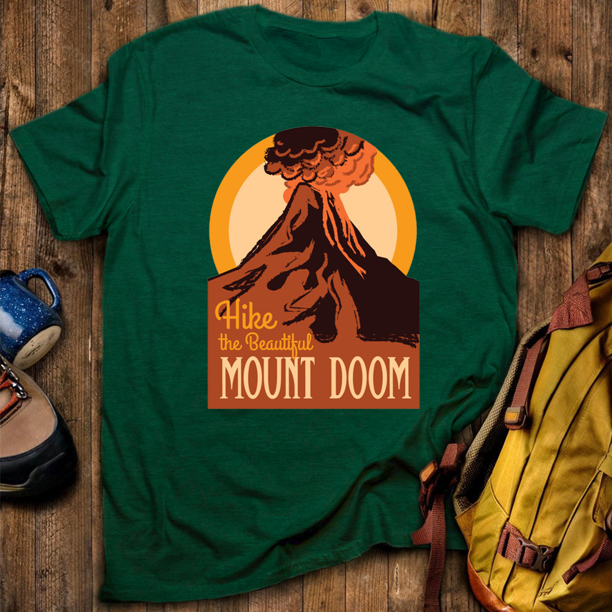 Hike The Beautiful Mount Doom National Parks T-Shirt