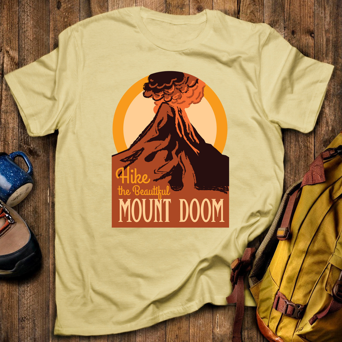 Hike The Beautiful Mount Doom National Parks T-Shirt