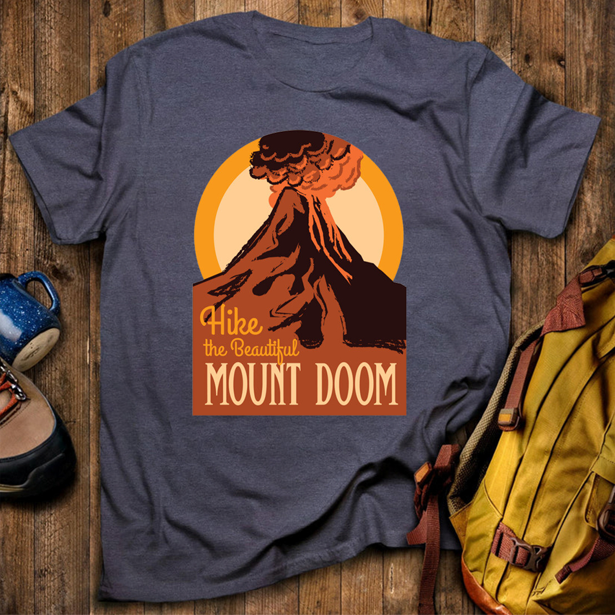Hike The Beautiful Mount Doom National Parks T-Shirt