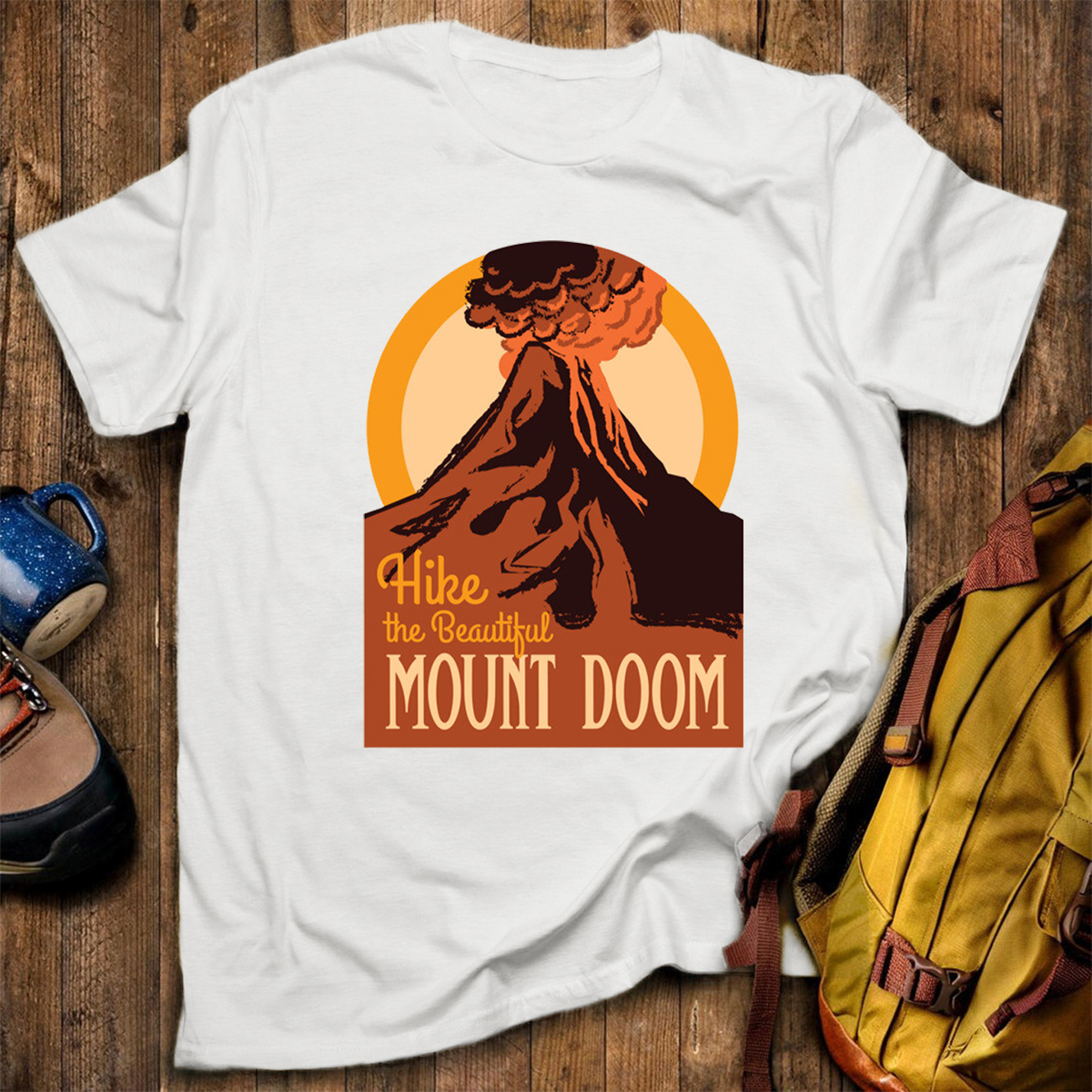 Hike The Beautiful Mount Doom National Parks T-Shirt