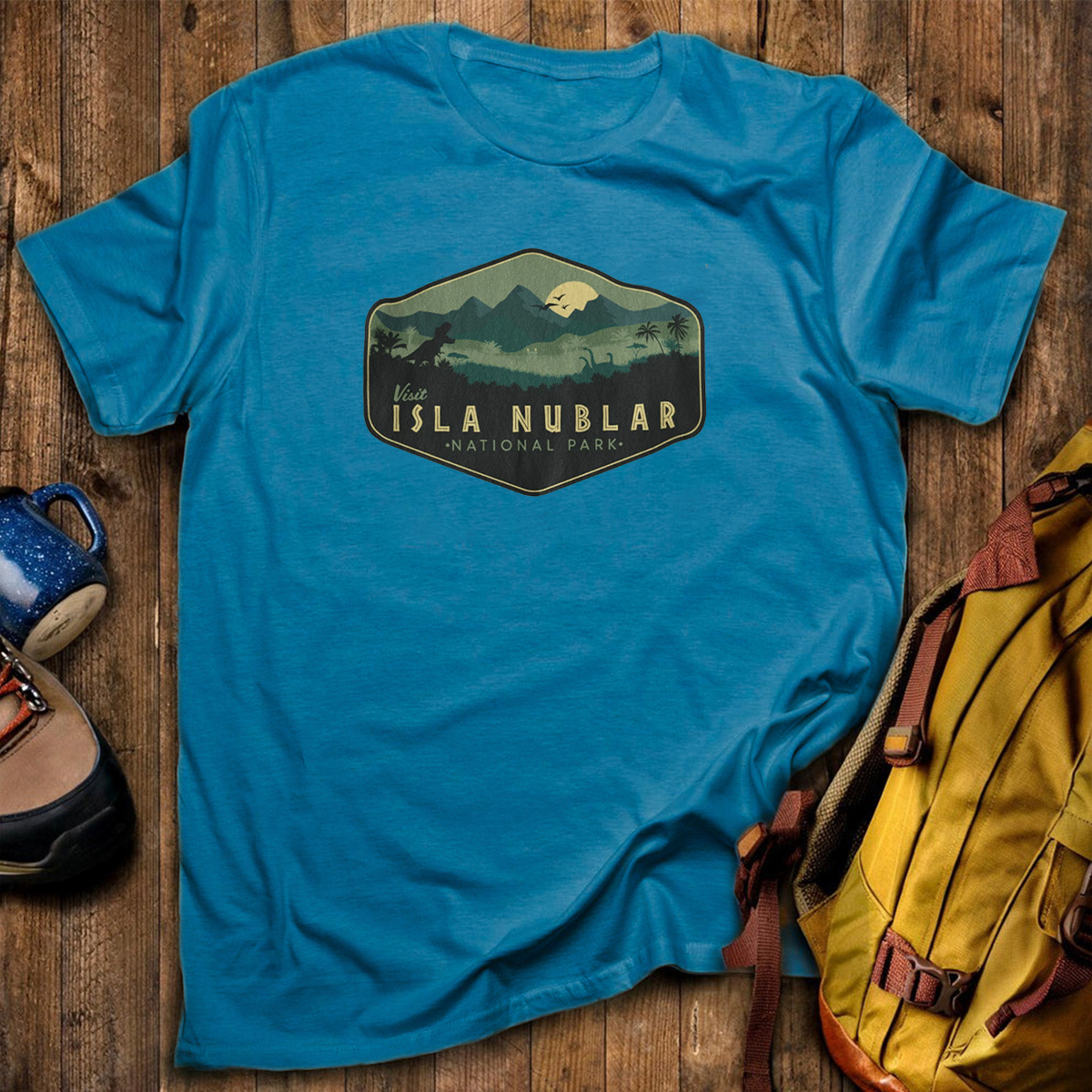 Jurassic Park Isla Nublar Visit Isla Nublar National Park T-Shirt