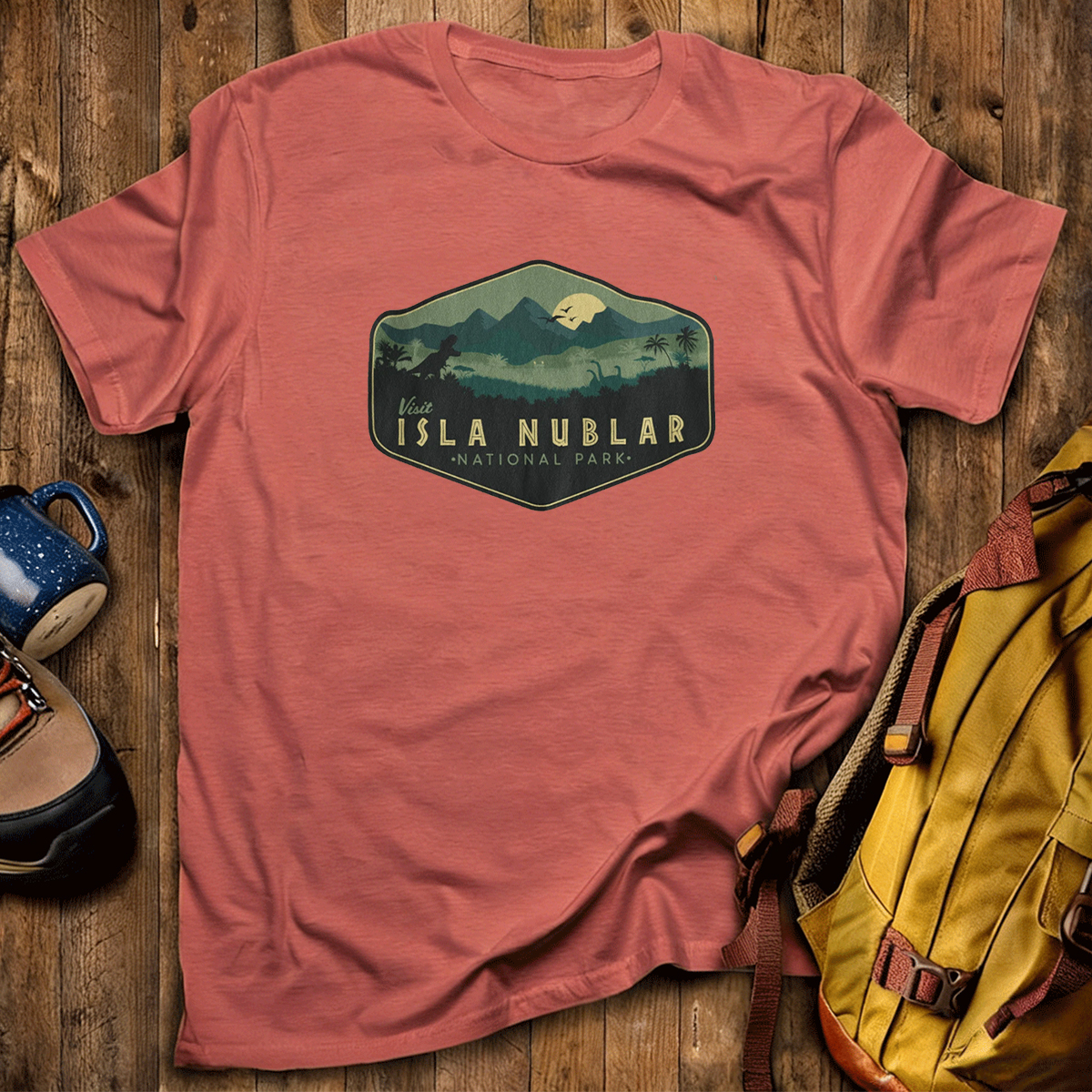 Jurassic Park Isla Nublar Visit Isla Nublar National Park T-Shirt