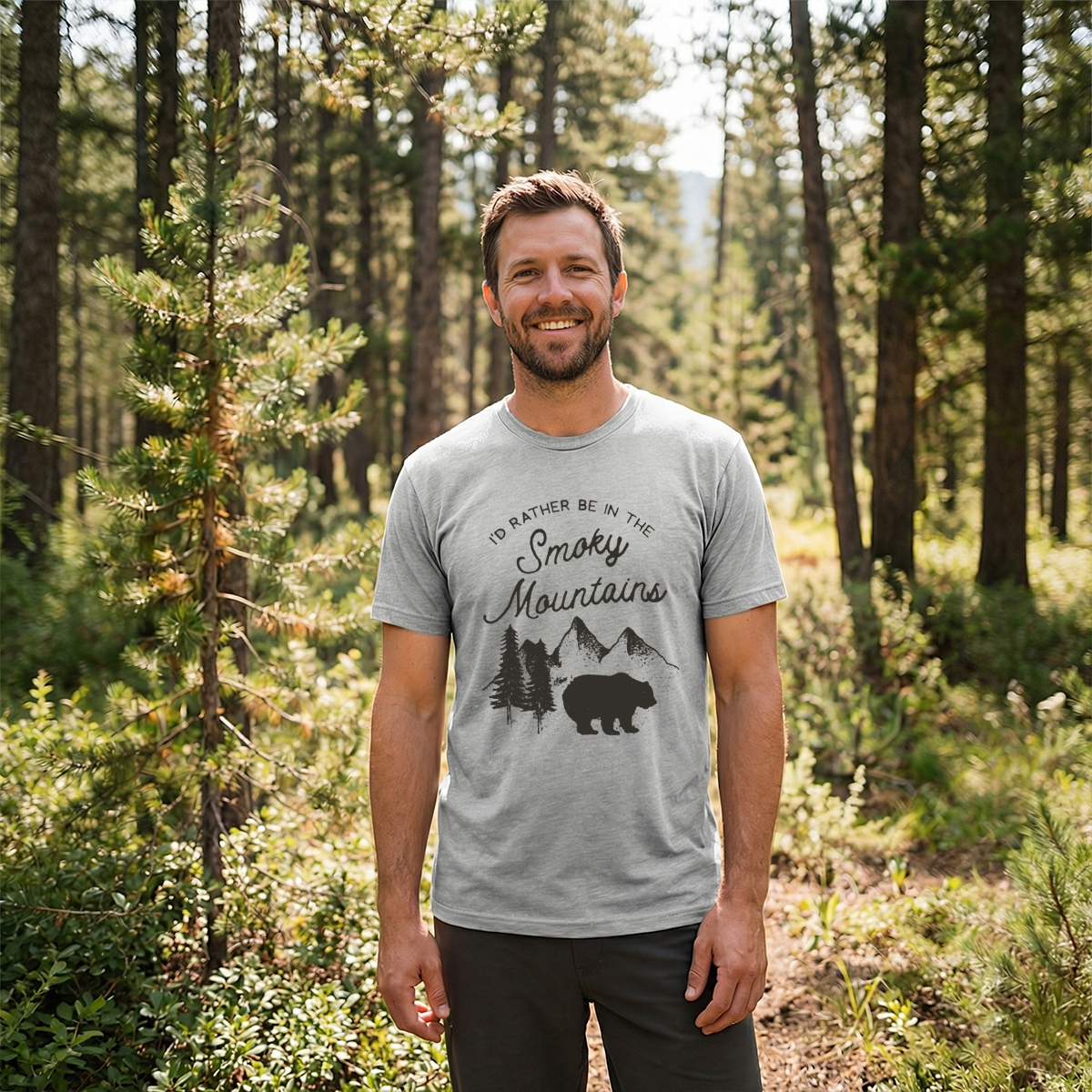 I'd Rather Be In The Smoky Mountains T-Shirt