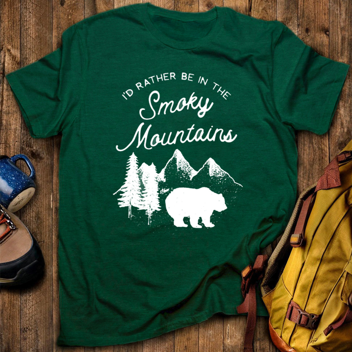 I'd Rather Be In The Smoky Mountains T-Shirt