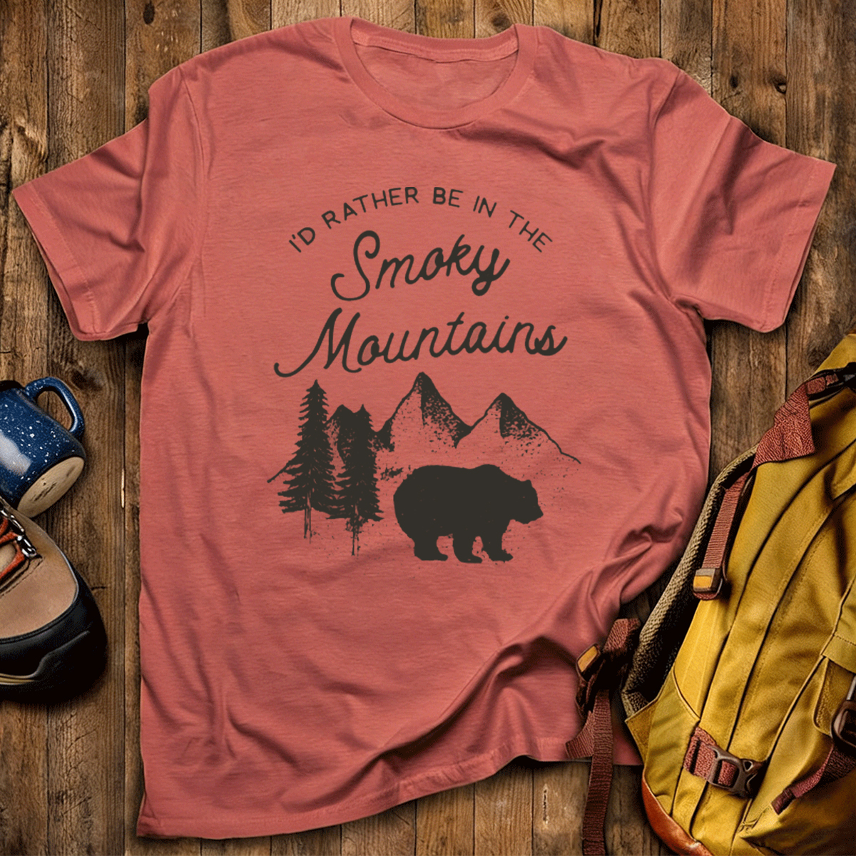 I'd Rather Be In The Smoky Mountains T-Shirt