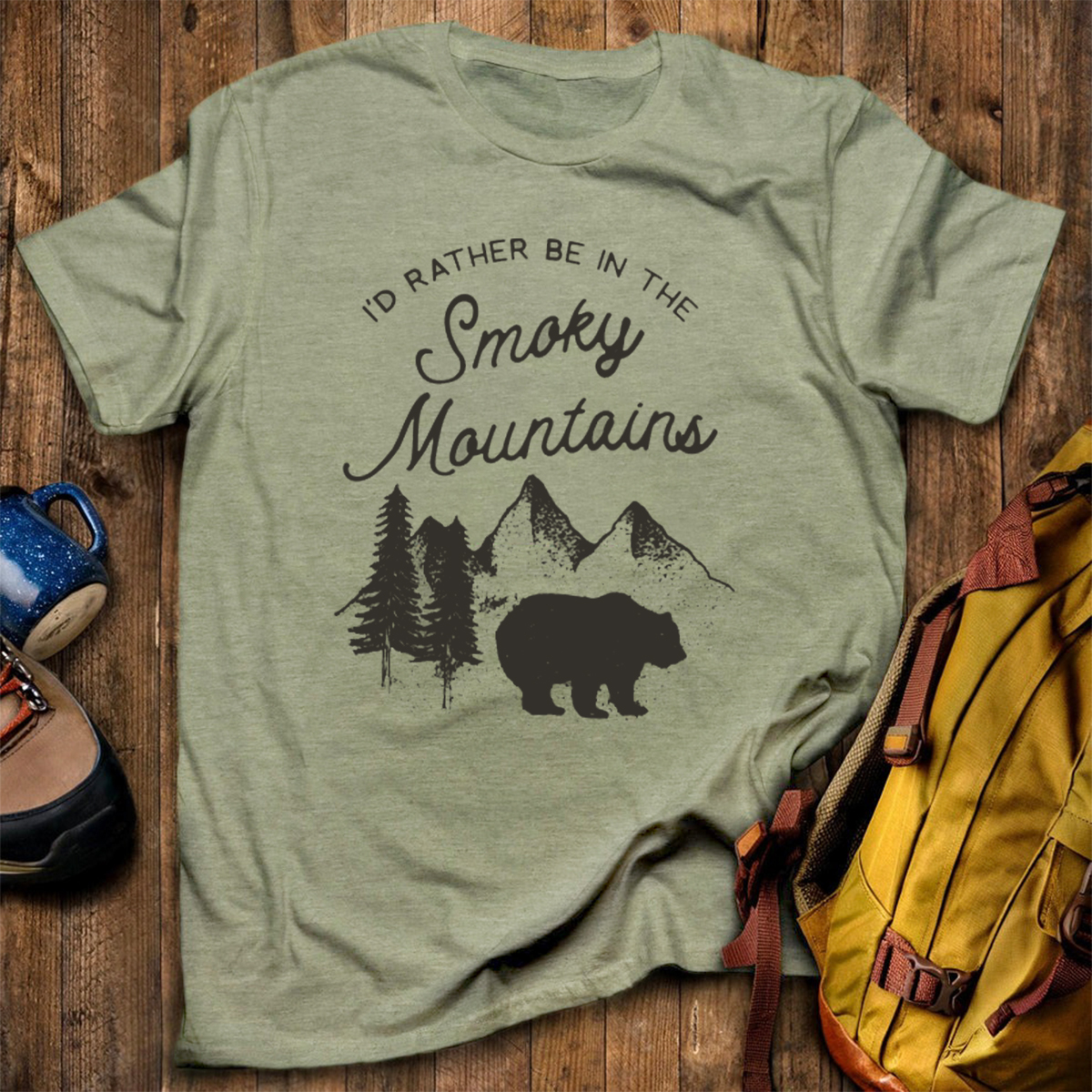 I'd Rather Be In The Smoky Mountains T-Shirt