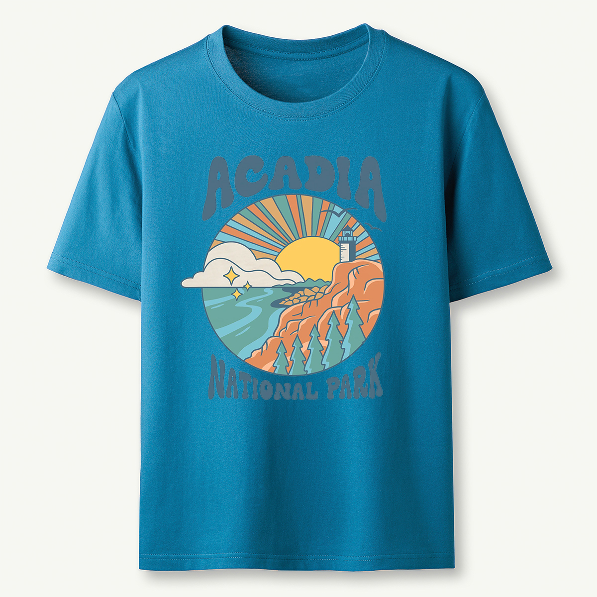 Vintage Acadia National Park Nature Graphic T-Shirt