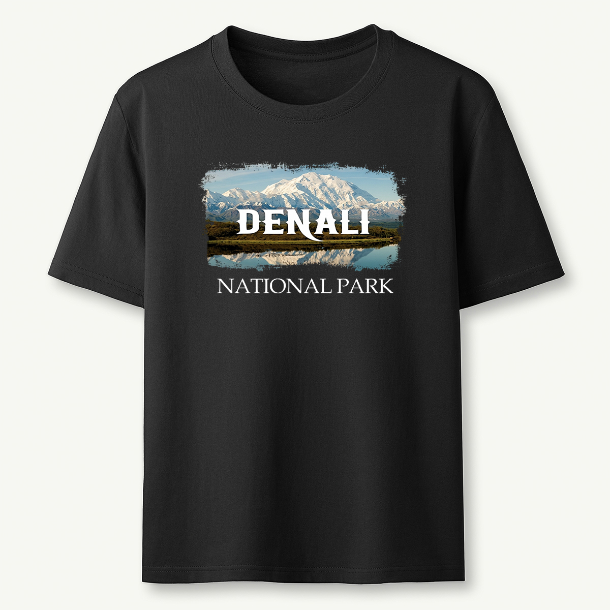 Denali Alaska National Park Retro Vintage Design T‑Shirt