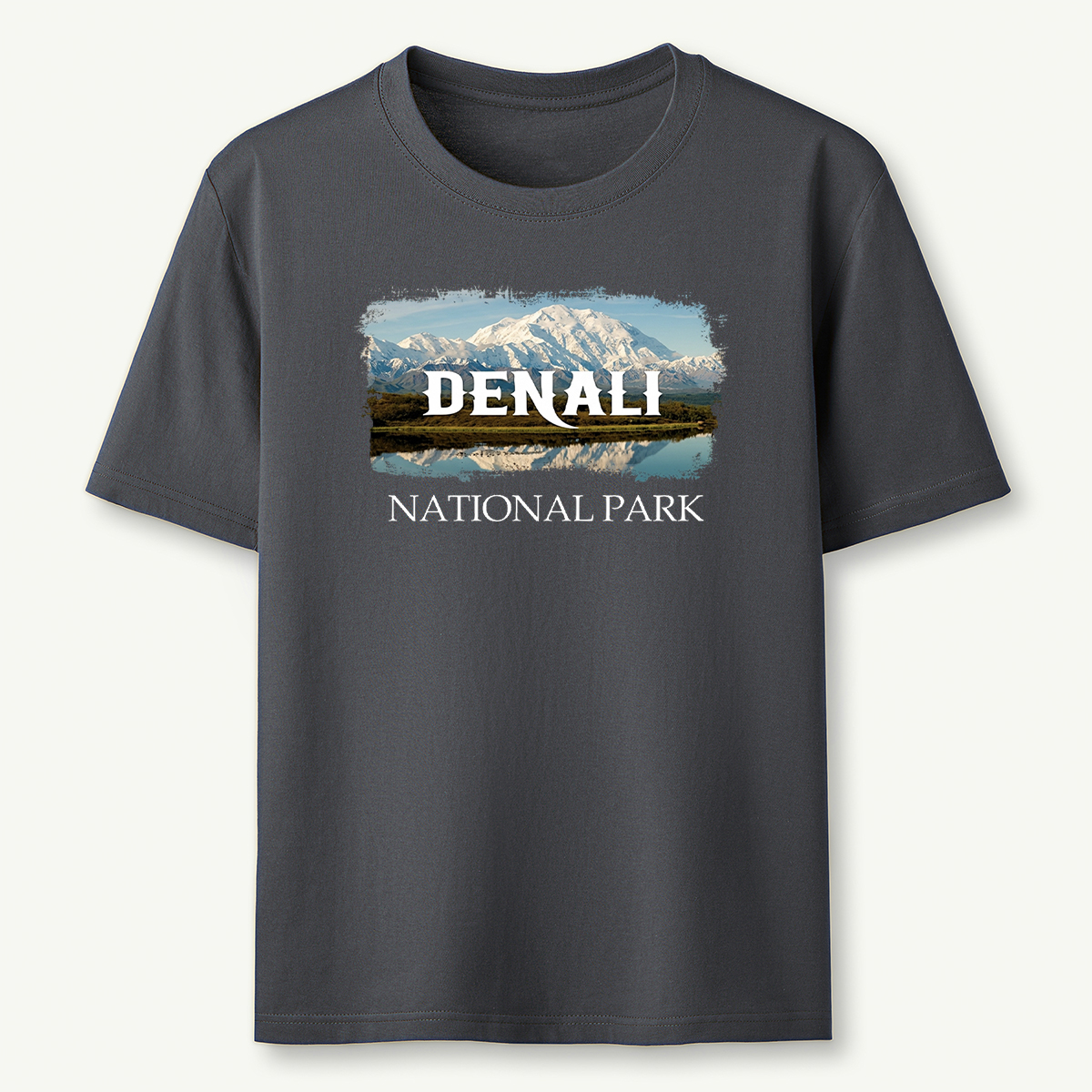 Denali Alaska National Park Retro Vintage Design T‑Shirt