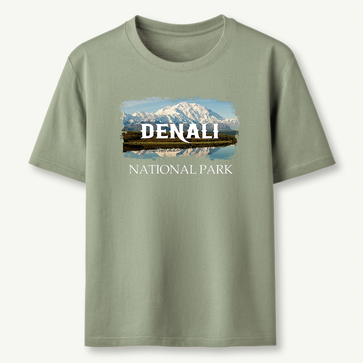 Denali Alaska National Park Retro Vintage Design T‑Shirt