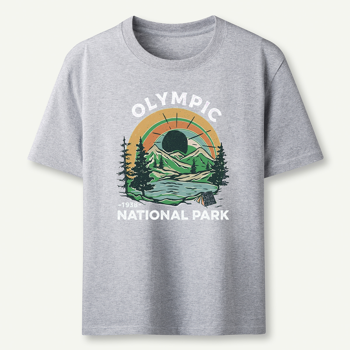 Olympic National Park Vintage Scenic Nature Mountain T-Shirt
