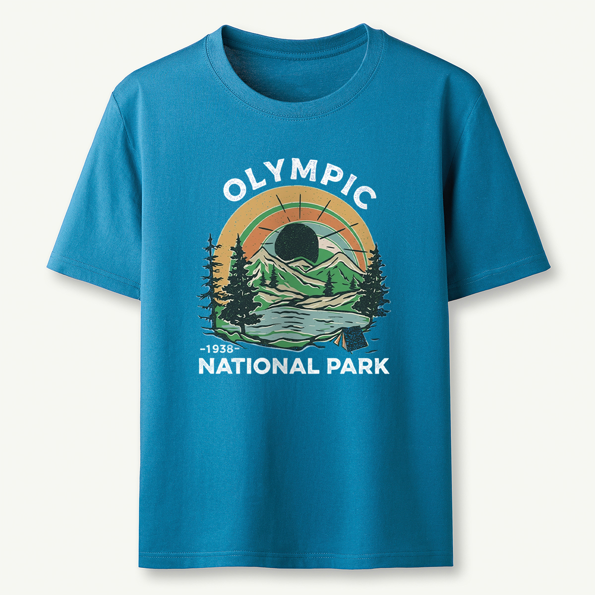 Olympic National Park Vintage Scenic Nature Mountain T-Shirt
