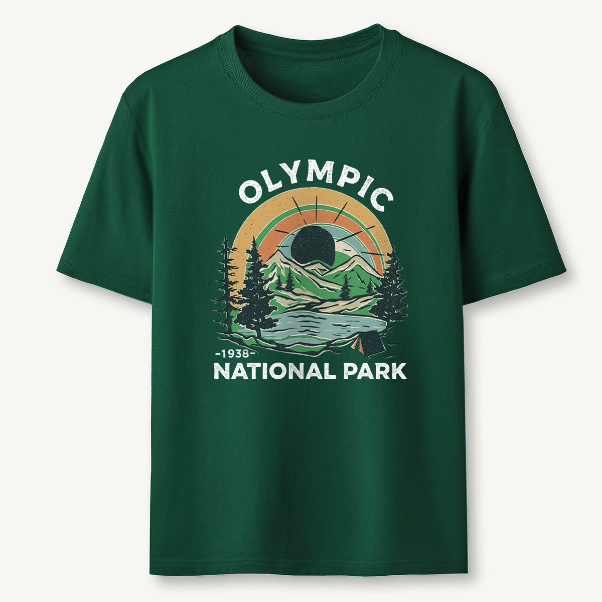 Olympic National Park Vintage Scenic Nature Mountain T-Shirt