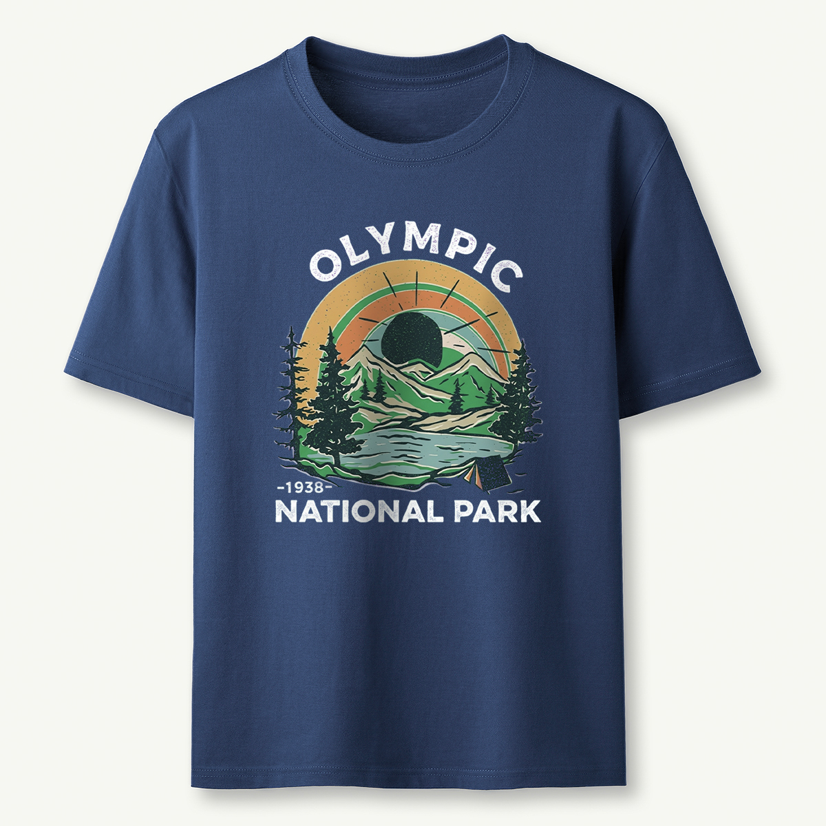 Olympic National Park Vintage Scenic Nature Mountain T-Shirt