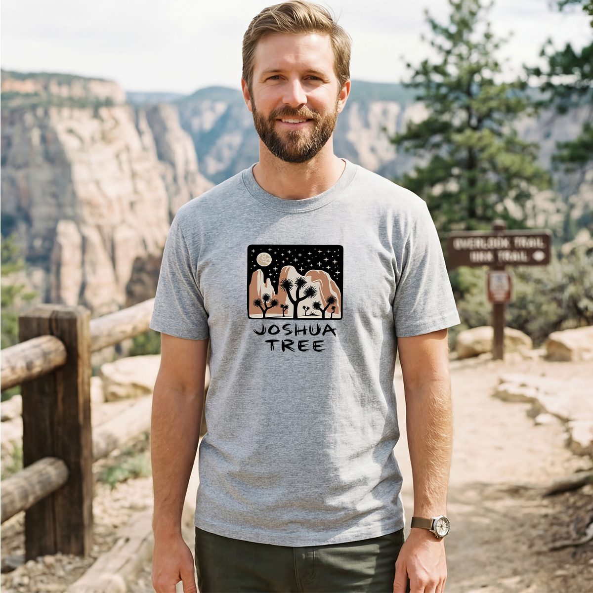 Joshua Tree at Night T-Shirt