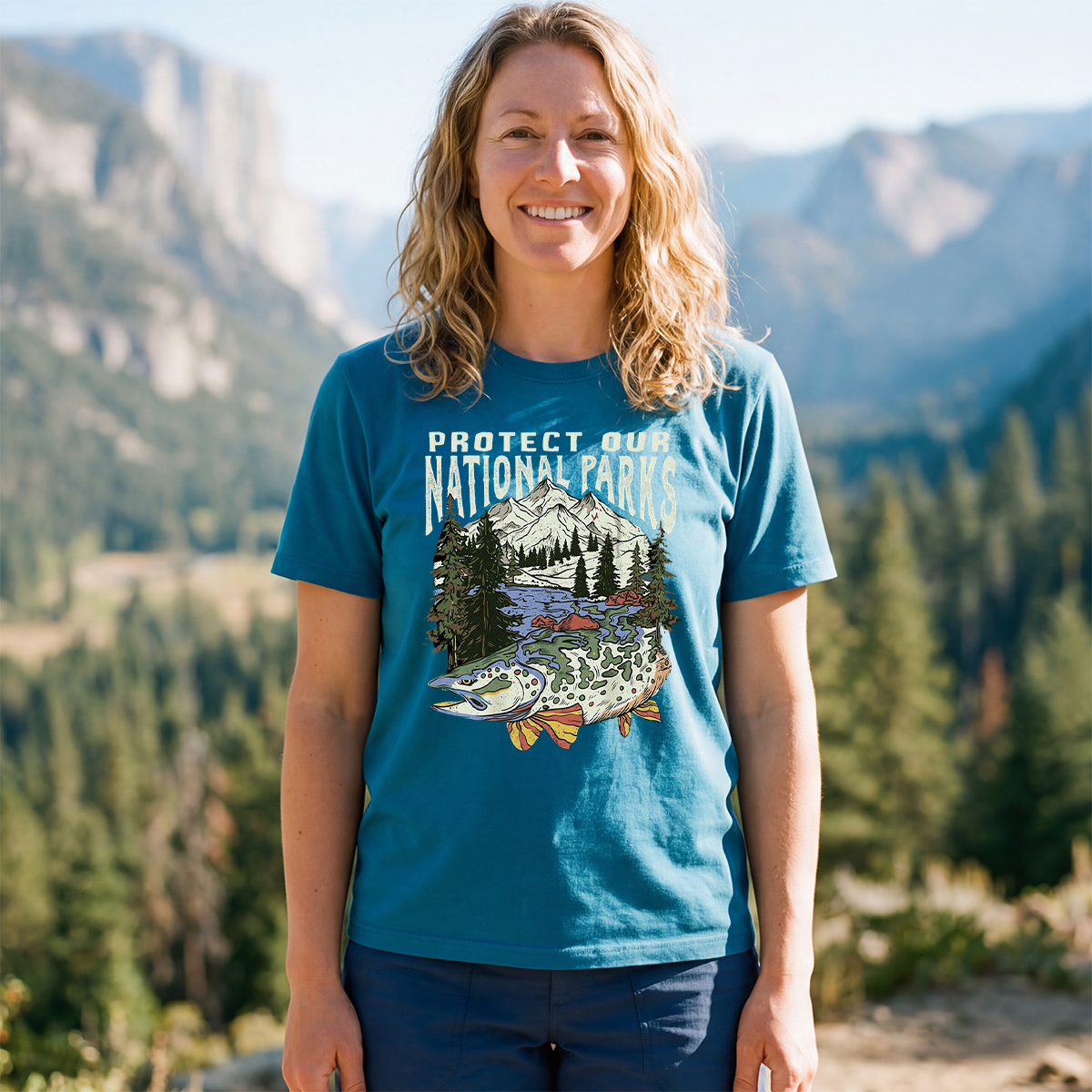 Respect the Local Wildlife 90s National Parks T-Shirt