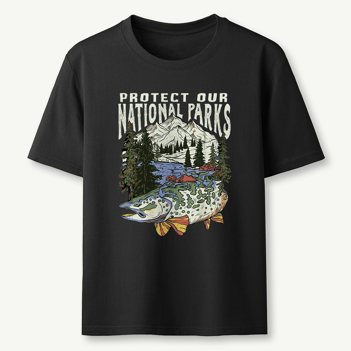Respect the Local Wildlife 90s National Parks T-Shirt